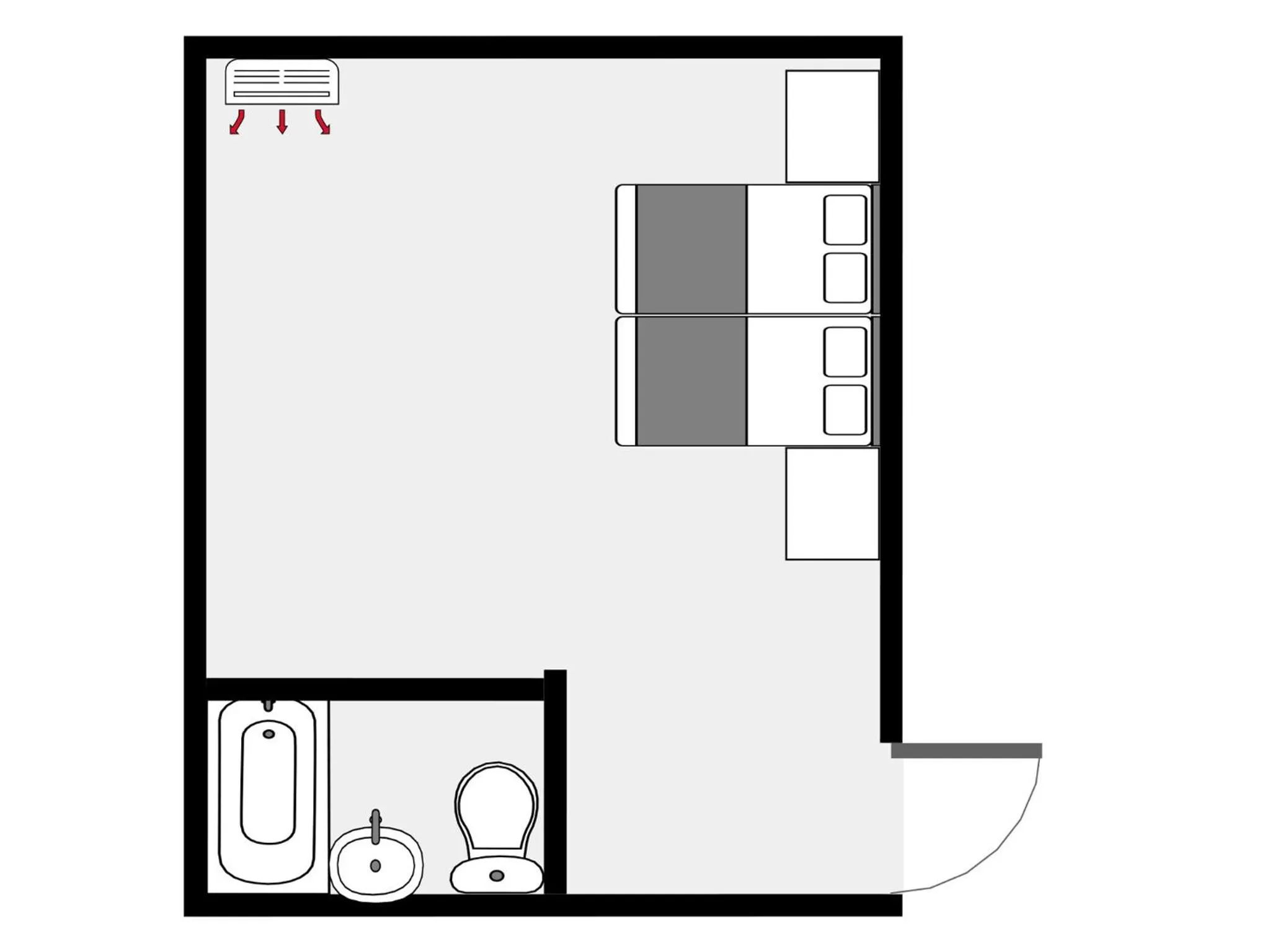 Floor plan in Powder Temple