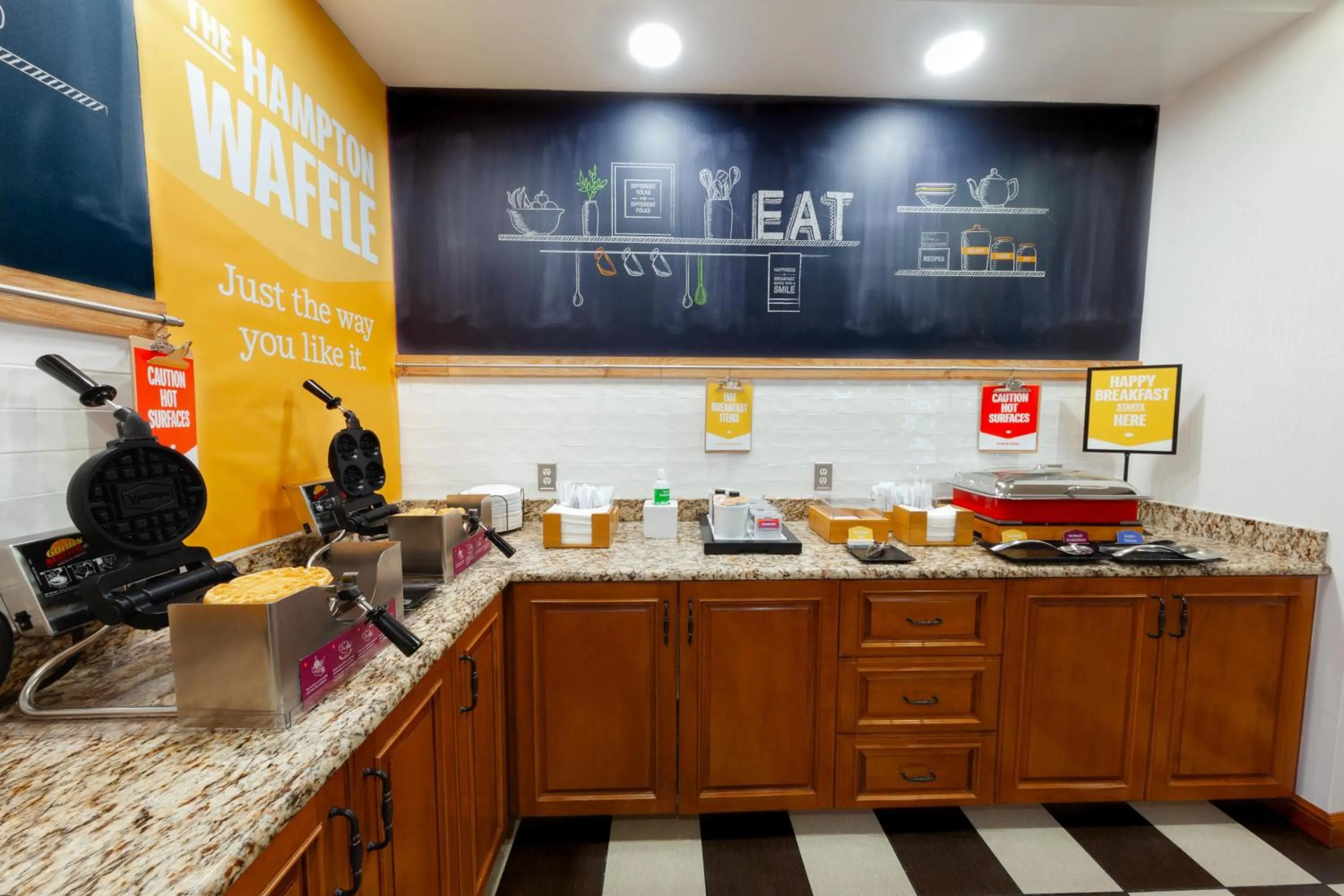 Breakfast in Hampton Inn Richfield