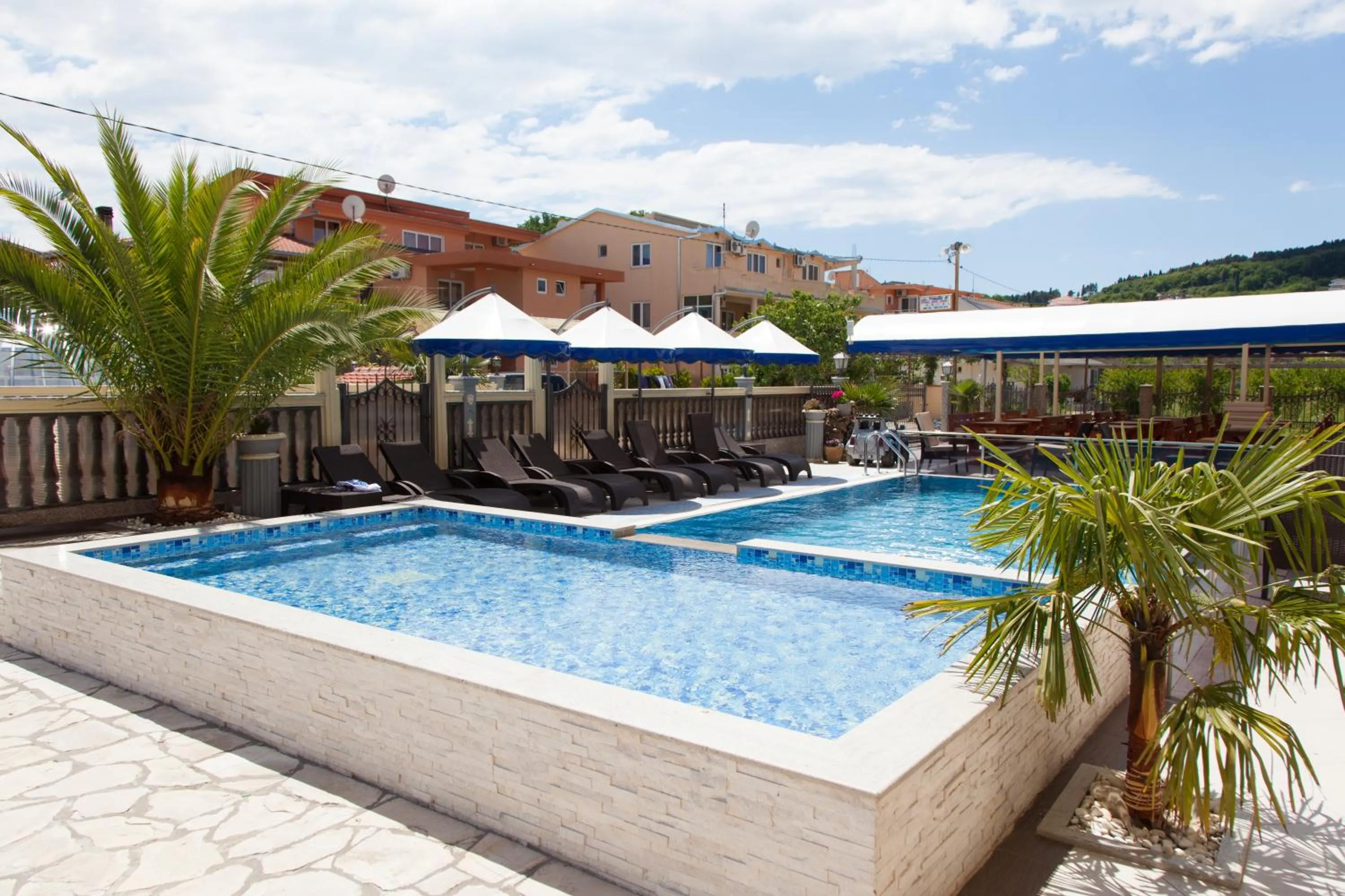 Swimming pool in Spa Hotel Montefila