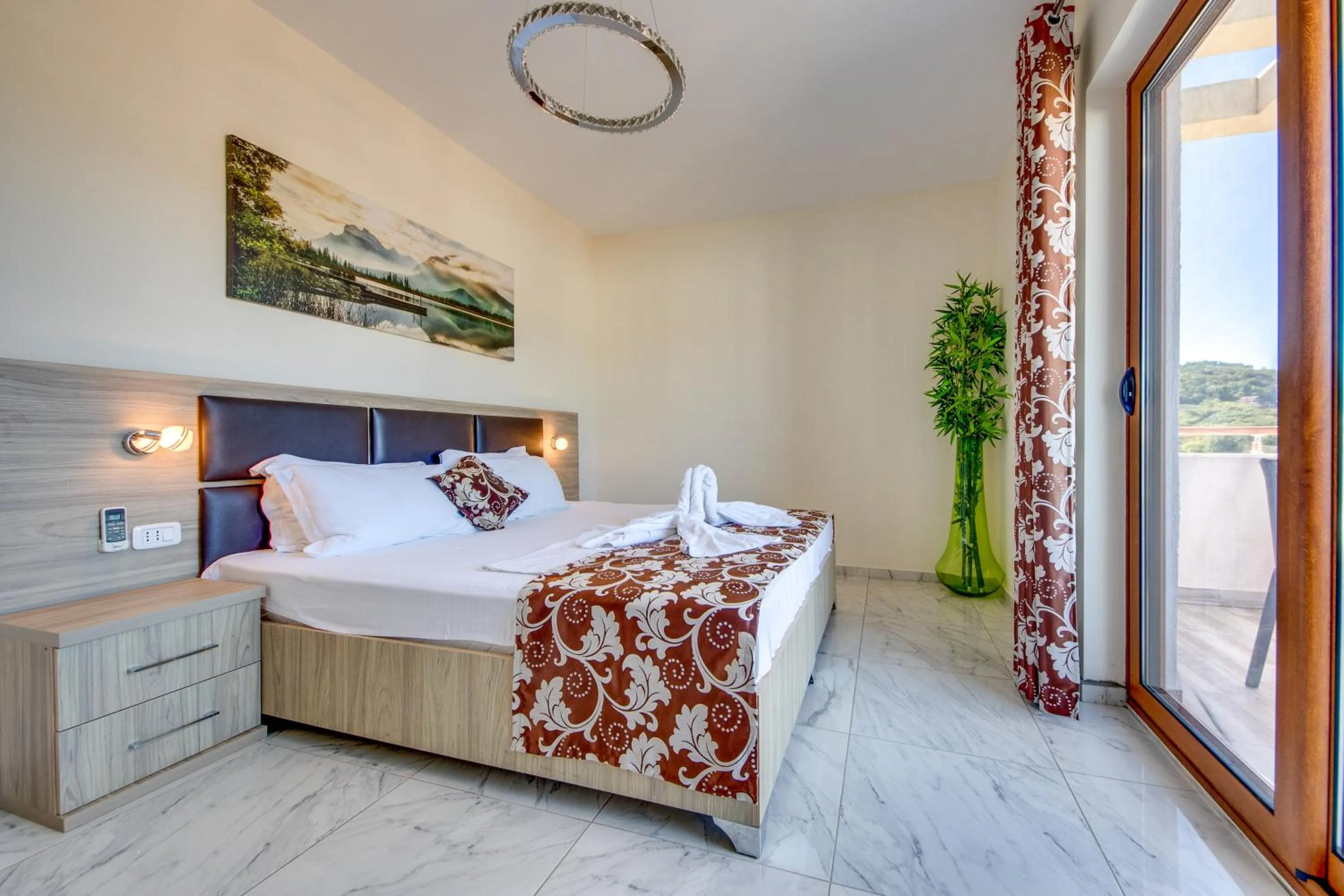 Bed in Spa Hotel Montefila