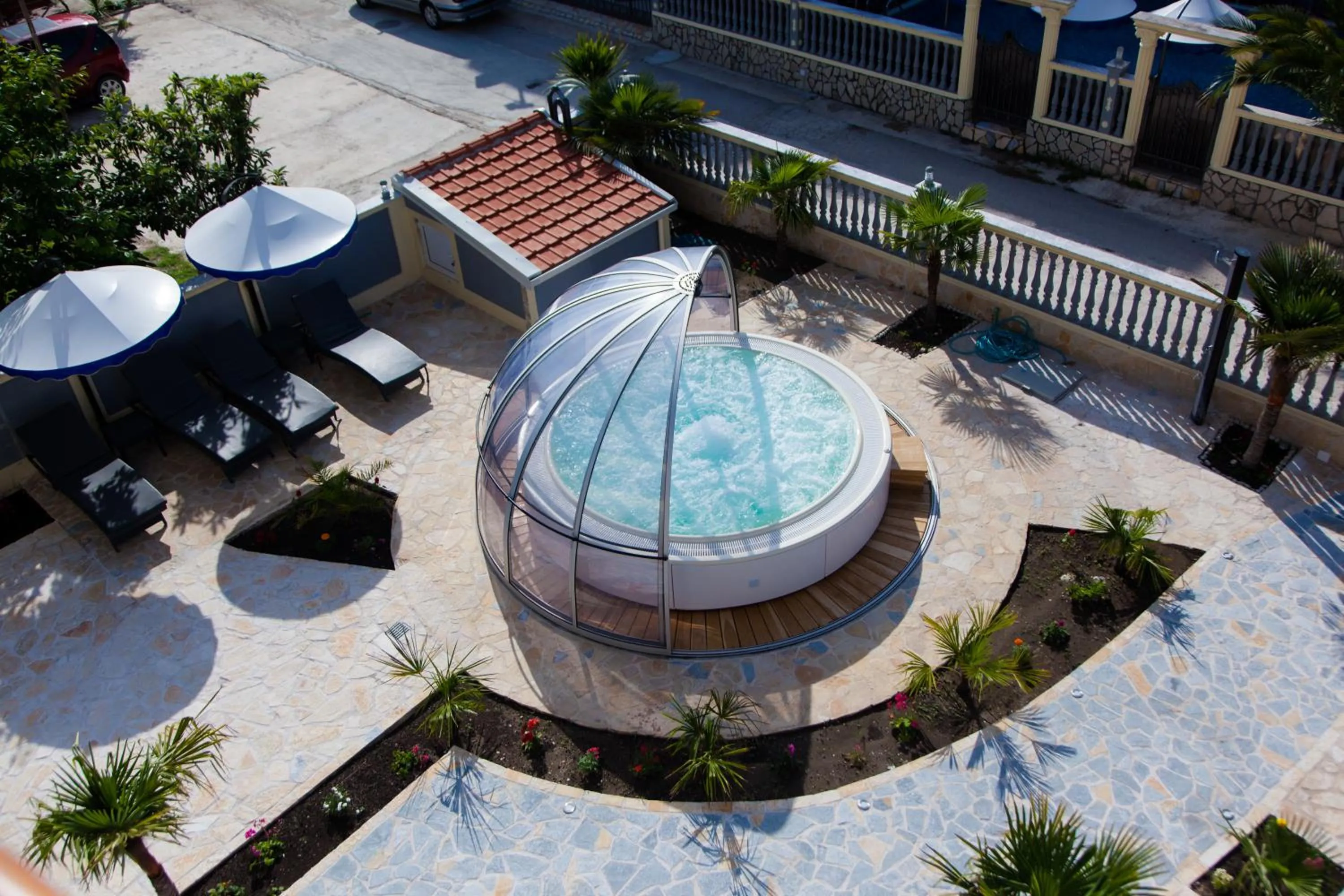 Hot Tub in Spa Hotel Montefila