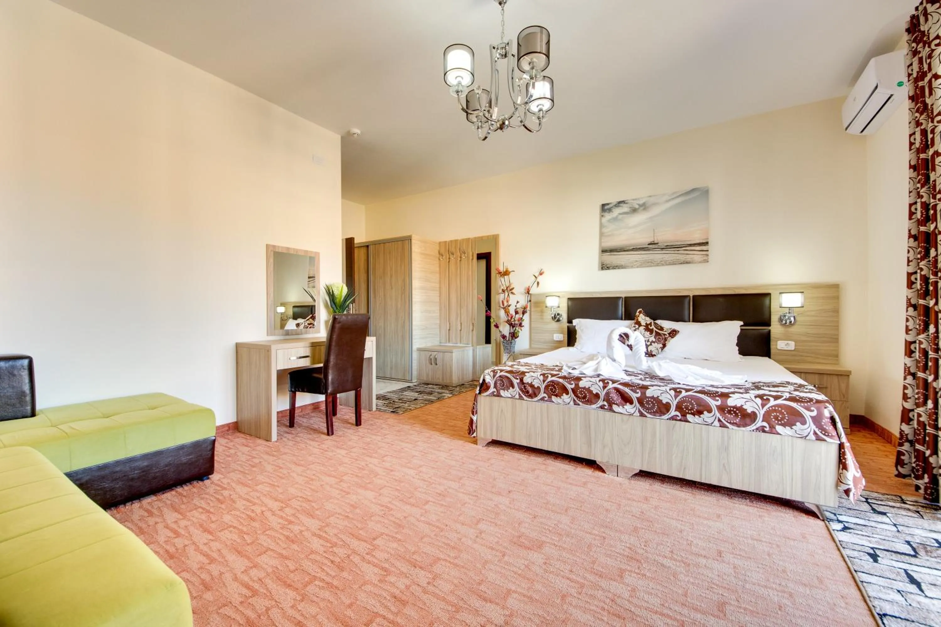 Bed in Spa Hotel Montefila