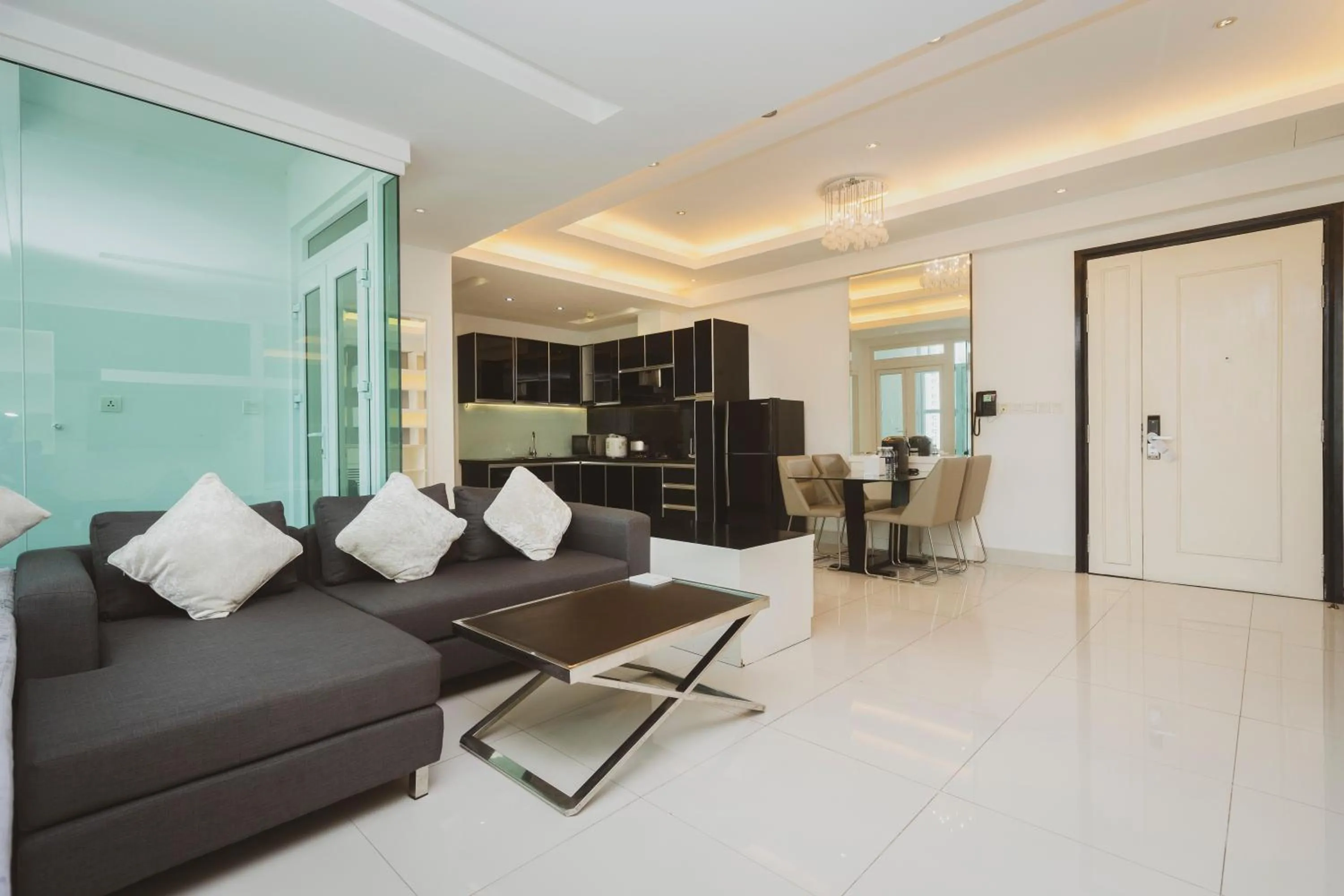 Living room in Naki Suites @ Silvertown