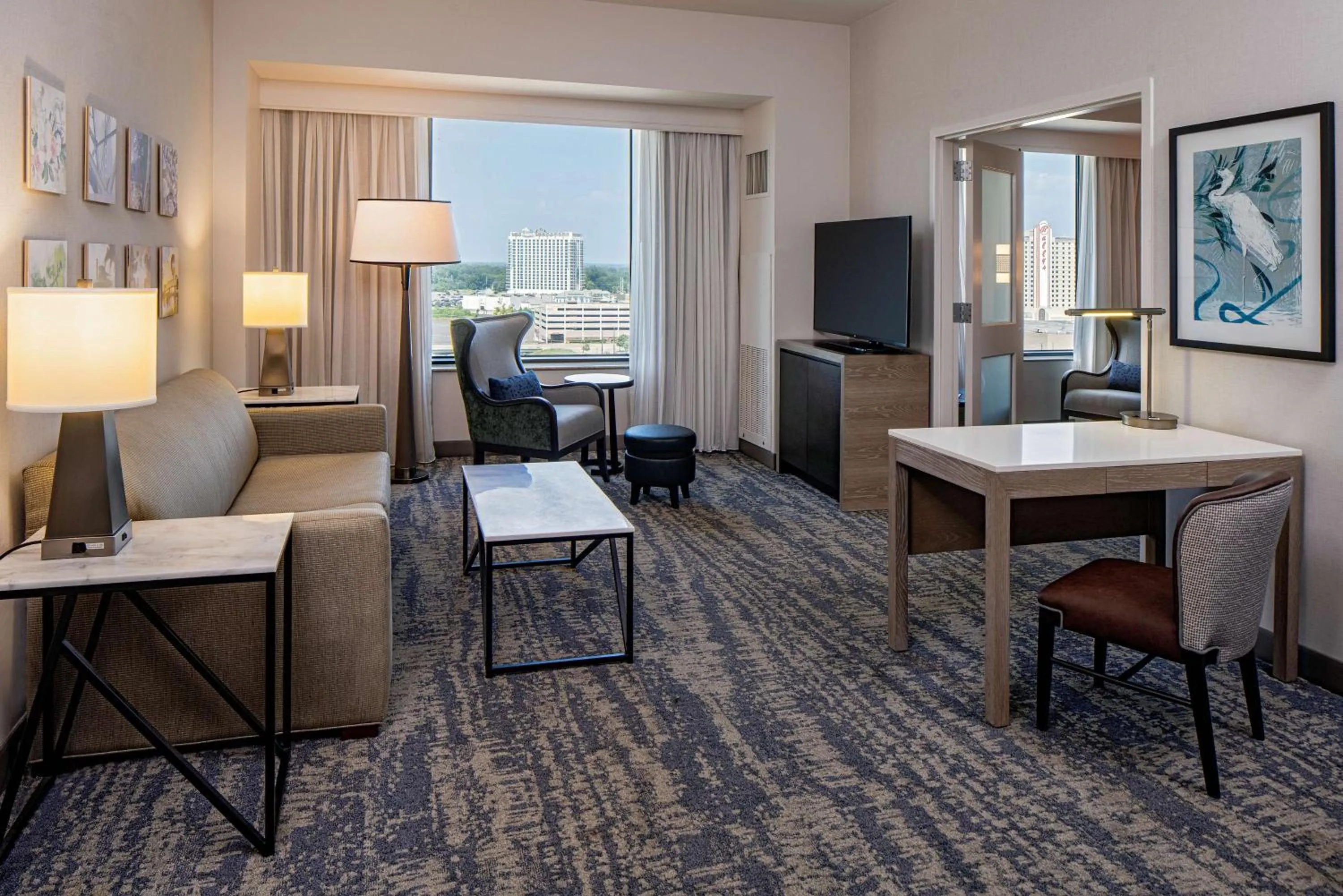 Living room in Hilton Shreveport