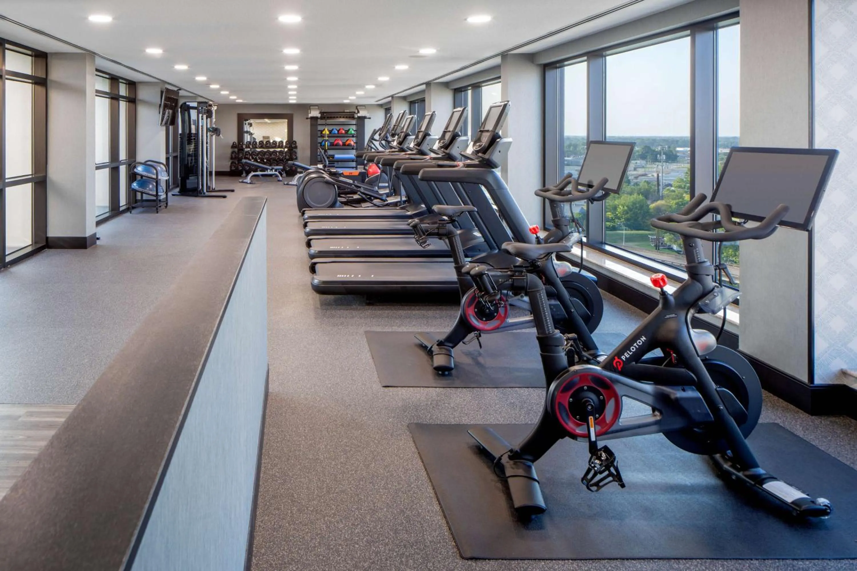 Fitness centre/facilities in Hilton Shreveport