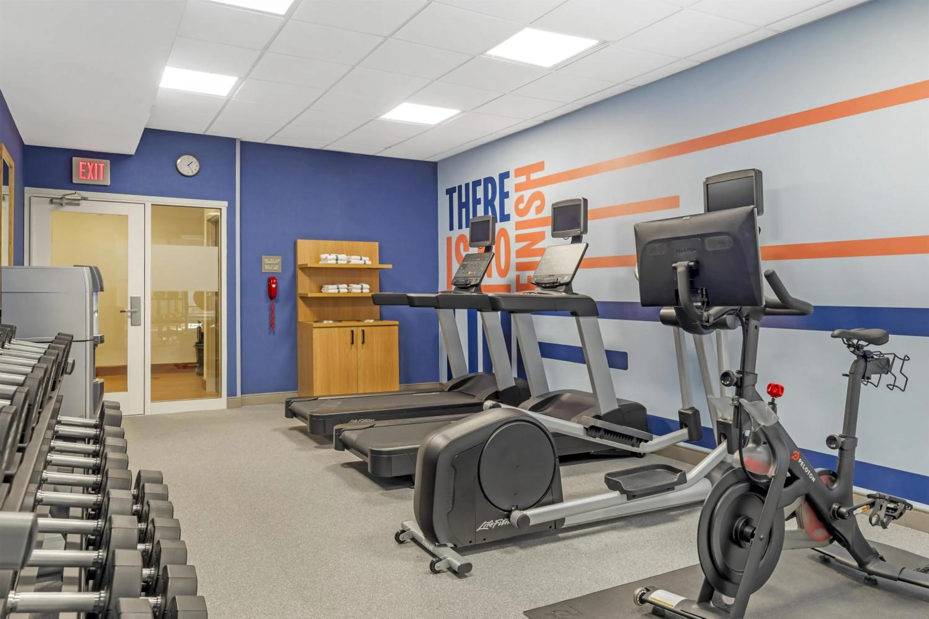 Fitness centre/facilities in Hampton Inn & Suites by Hilton Plymouth