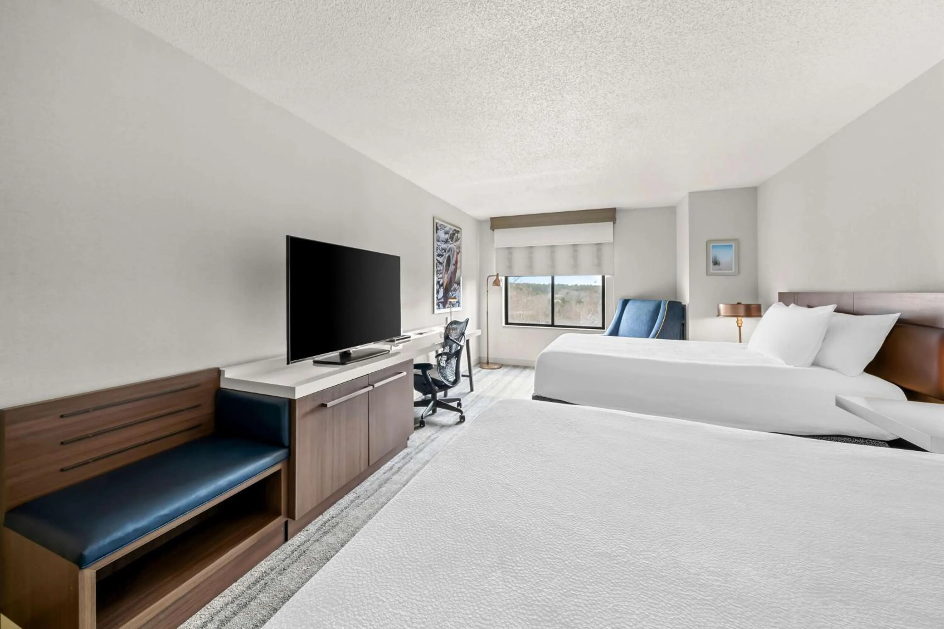 Bed in Hilton Garden Inn Plymouth