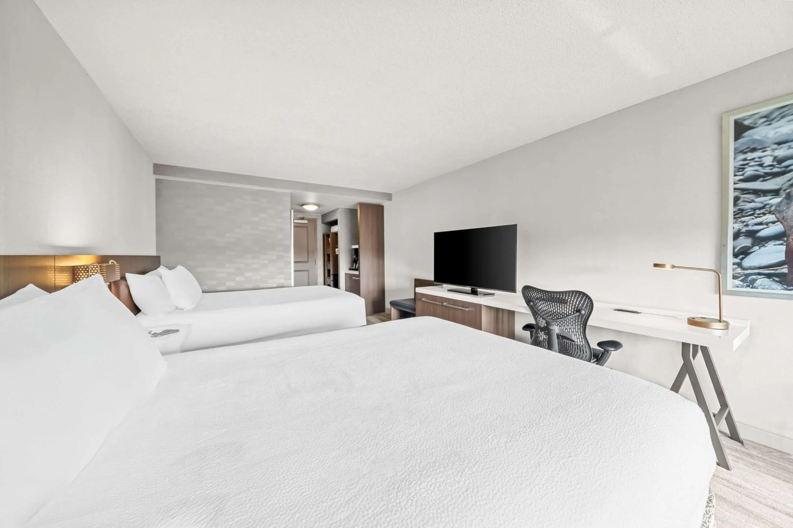 Bedroom, Bed in Hilton Garden Inn Plymouth