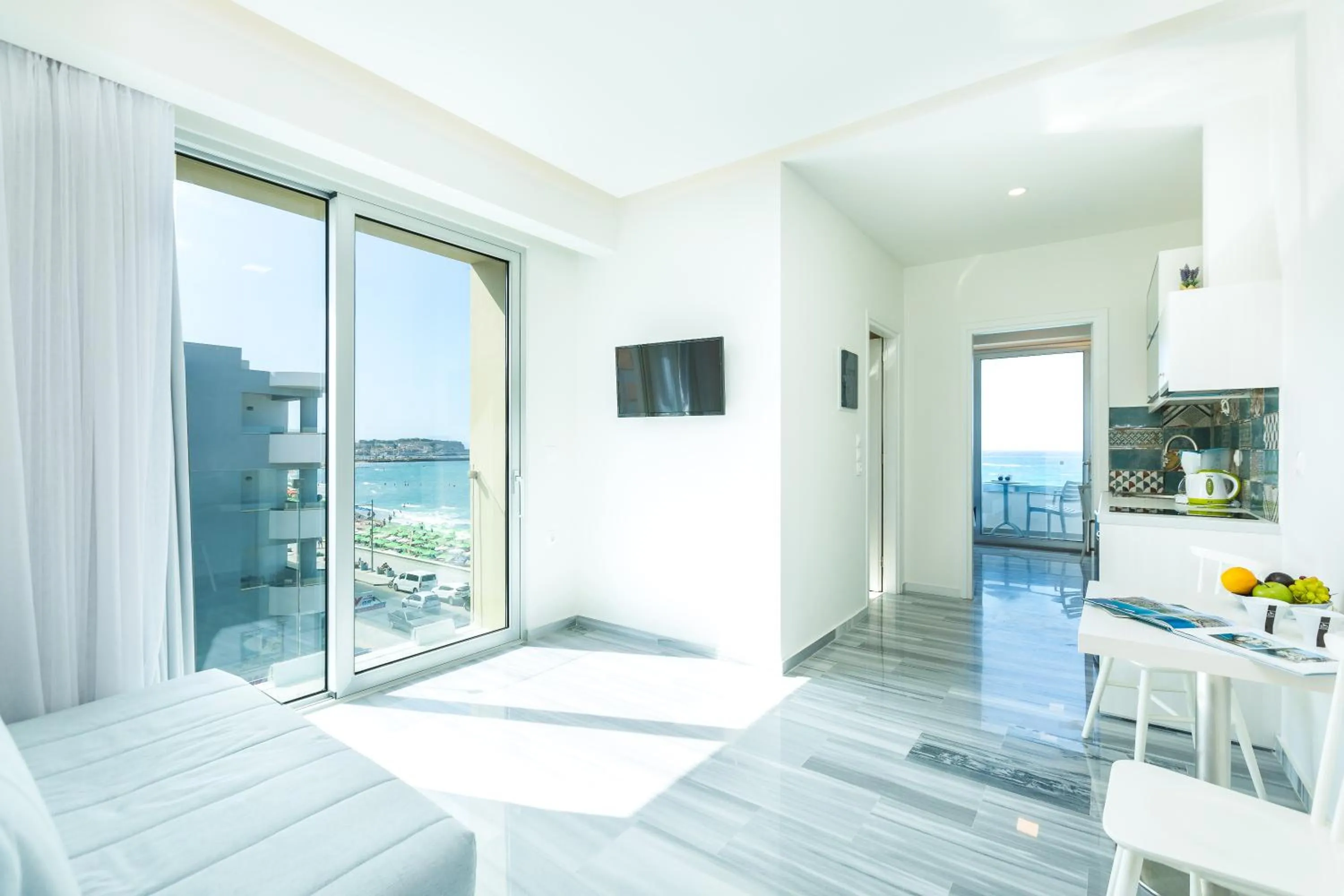 Patio in Meltemi Coast Suites