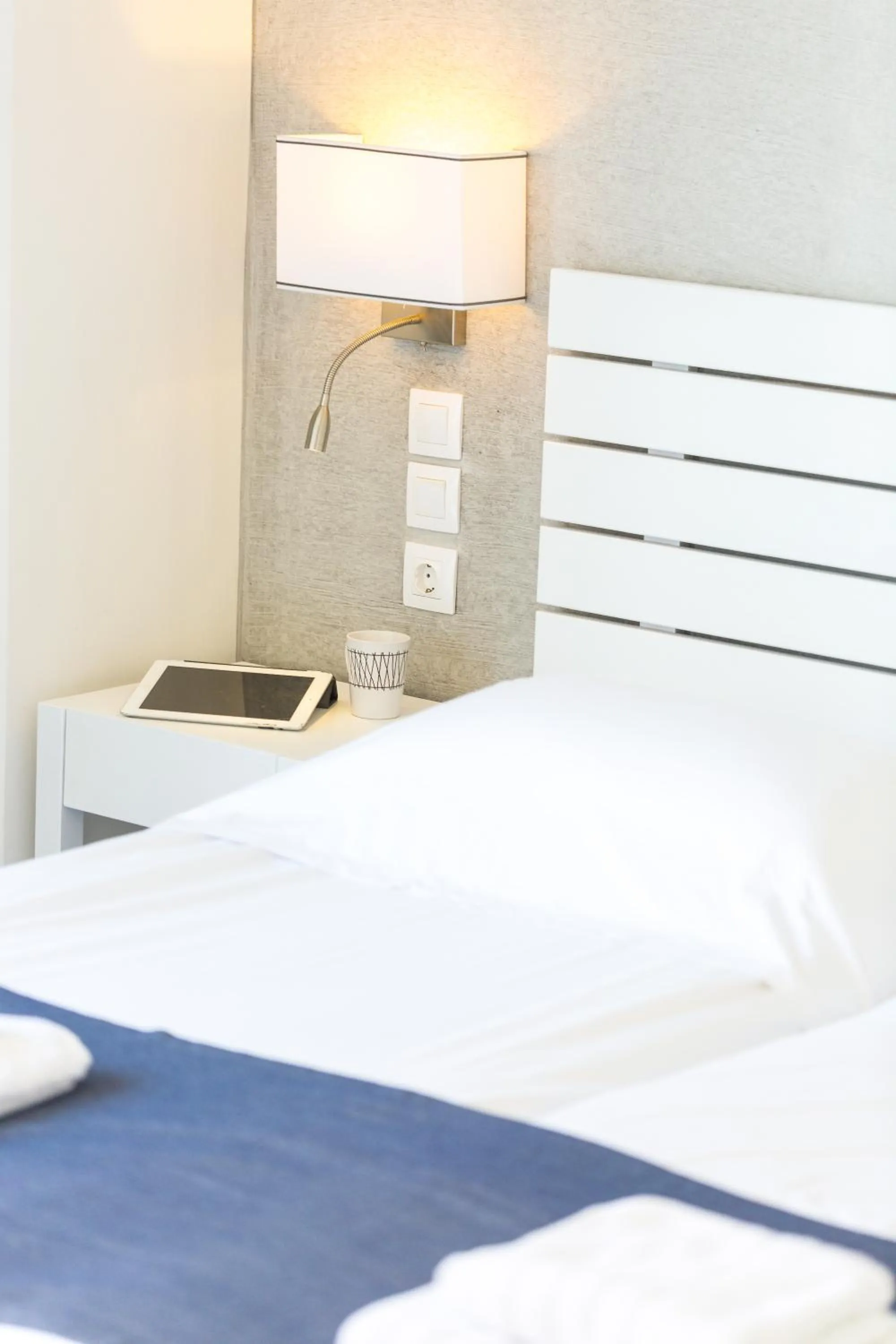 Bed in Meltemi Coast Suites