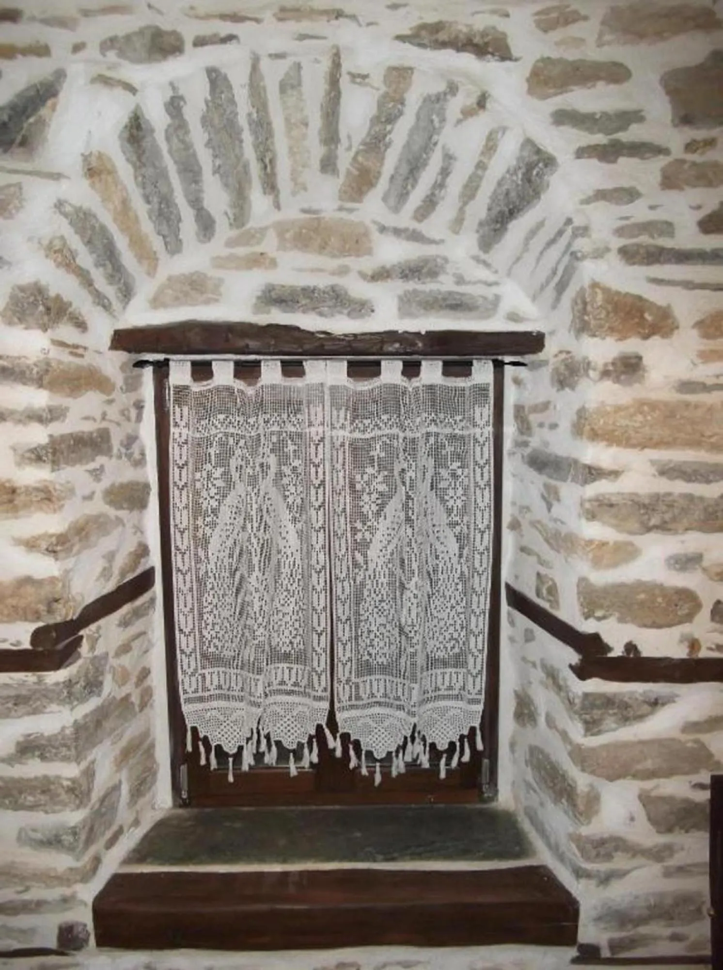 Decorative detail in Archontiko Michael Pelion