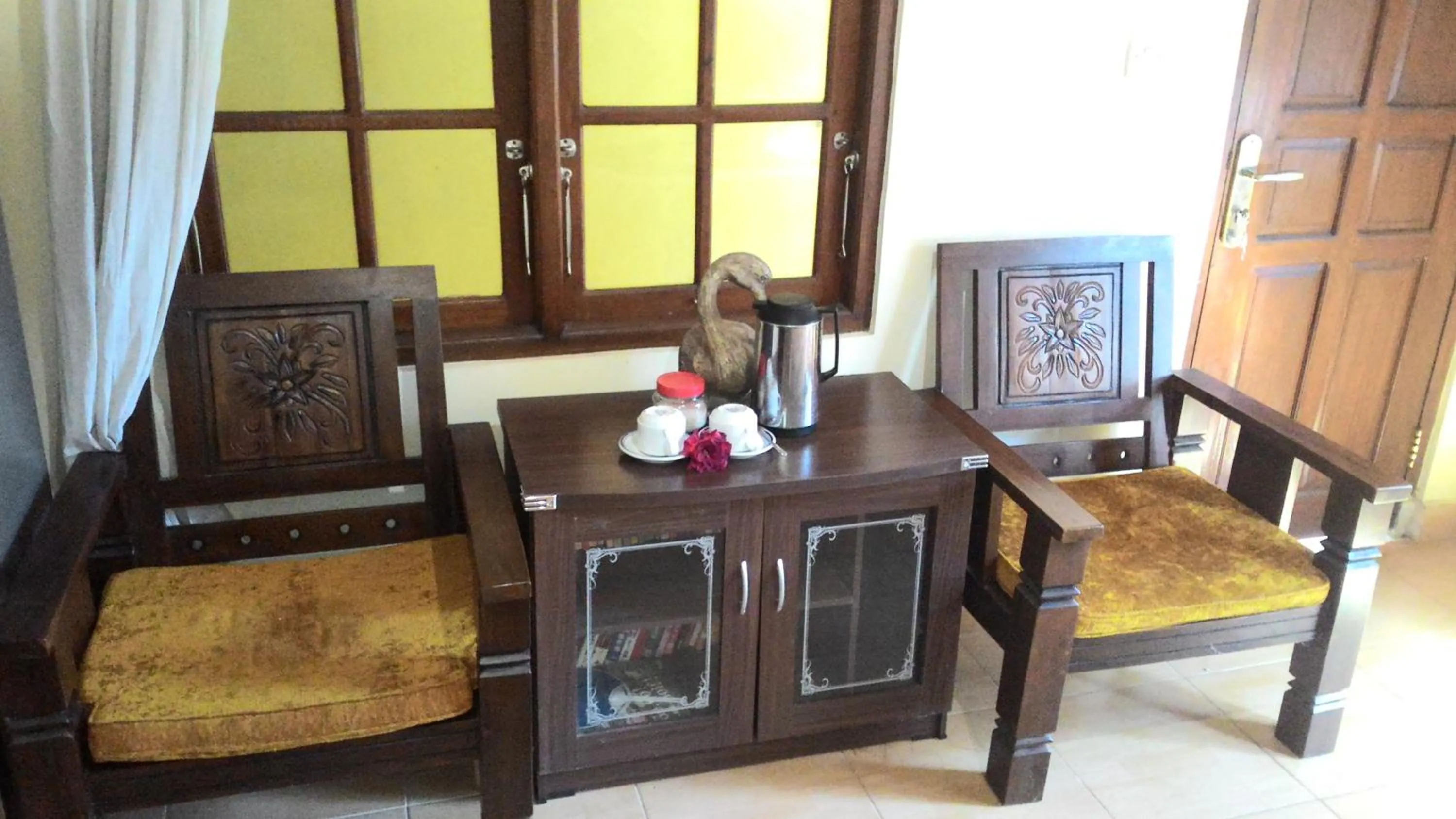 Seating area in Muka House