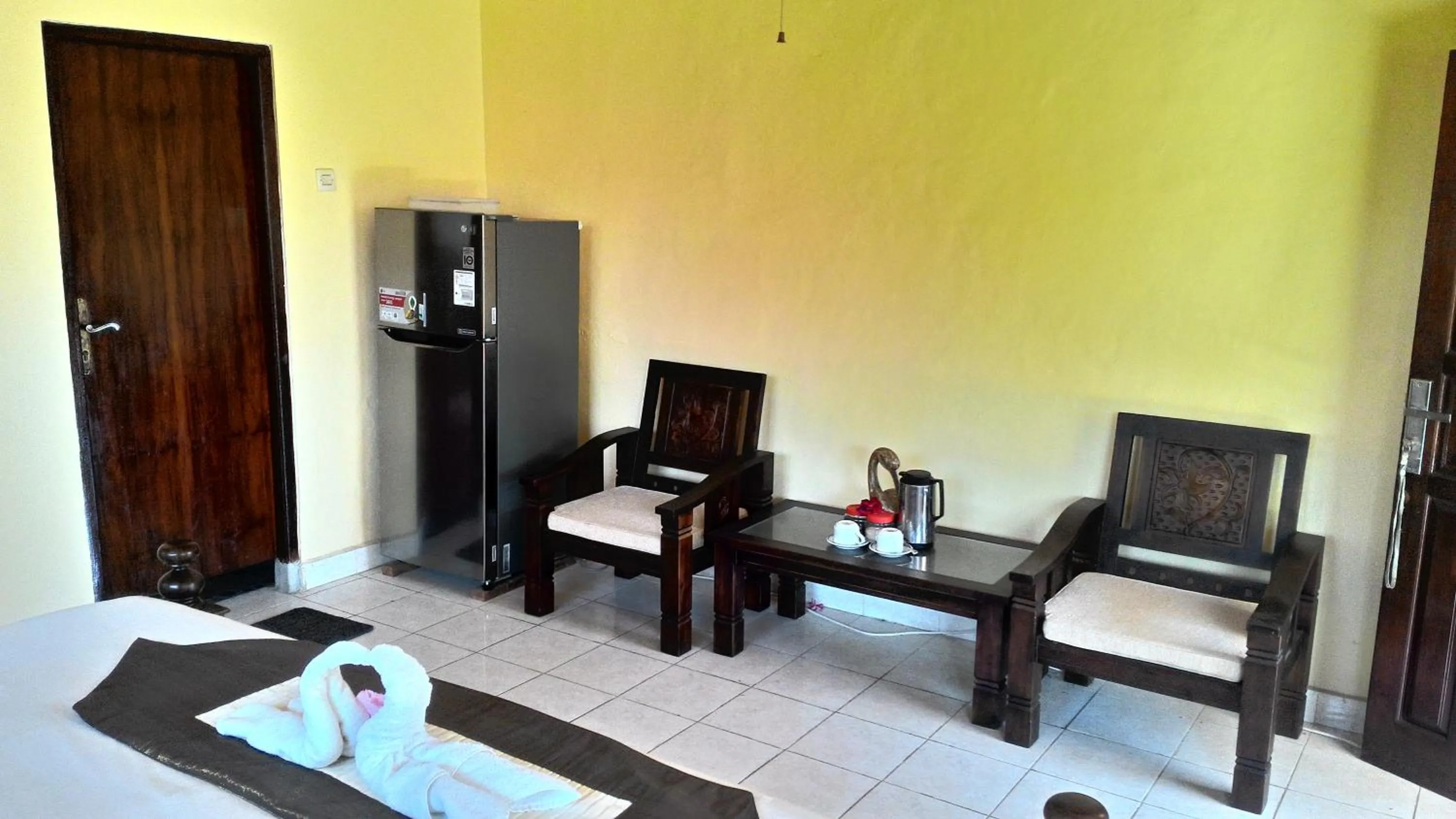 Seating area in Muka House