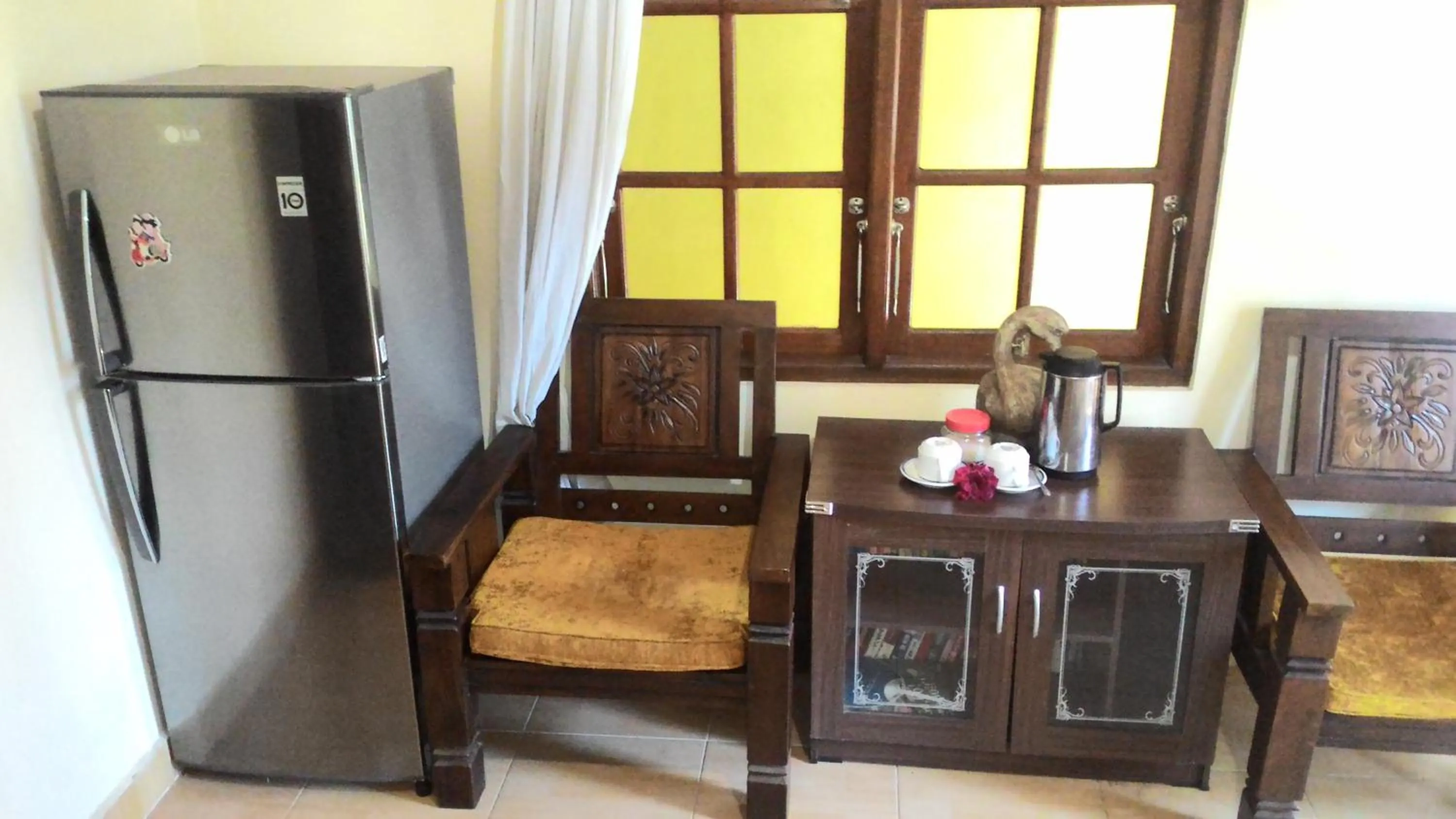 Seating area in Muka House