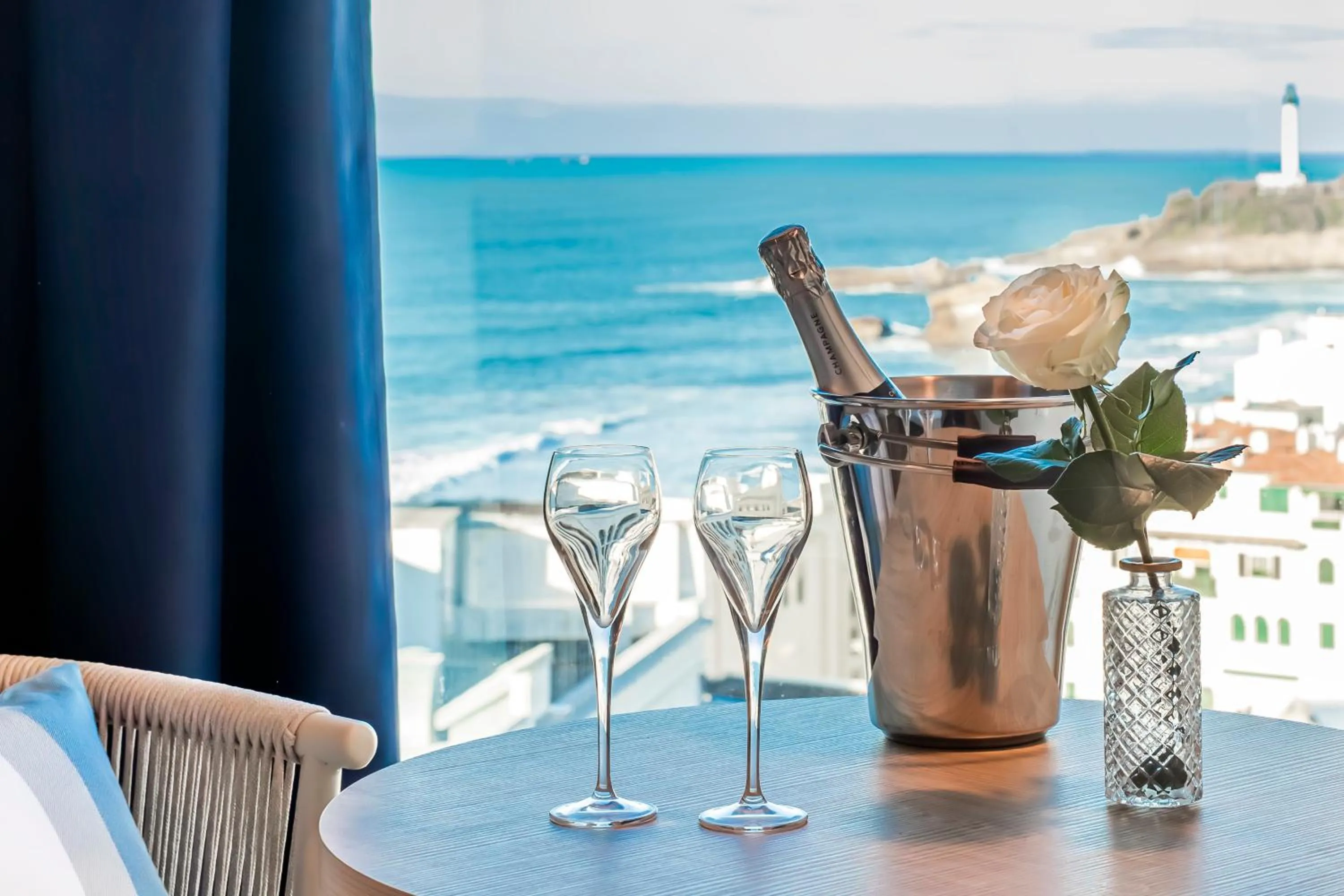 Sea view in Mercure Président Biarritz Plage