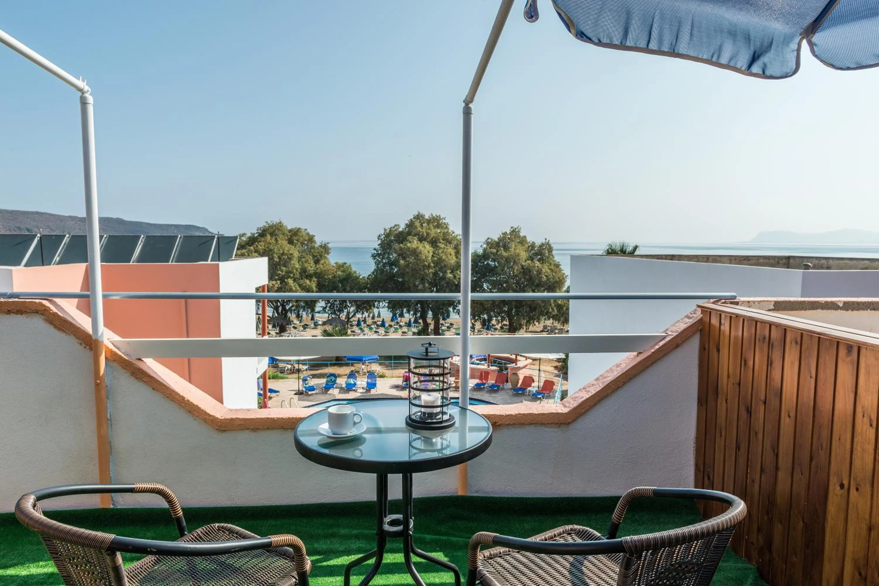 Balcony/Terrace in Eden Beach Hotel
