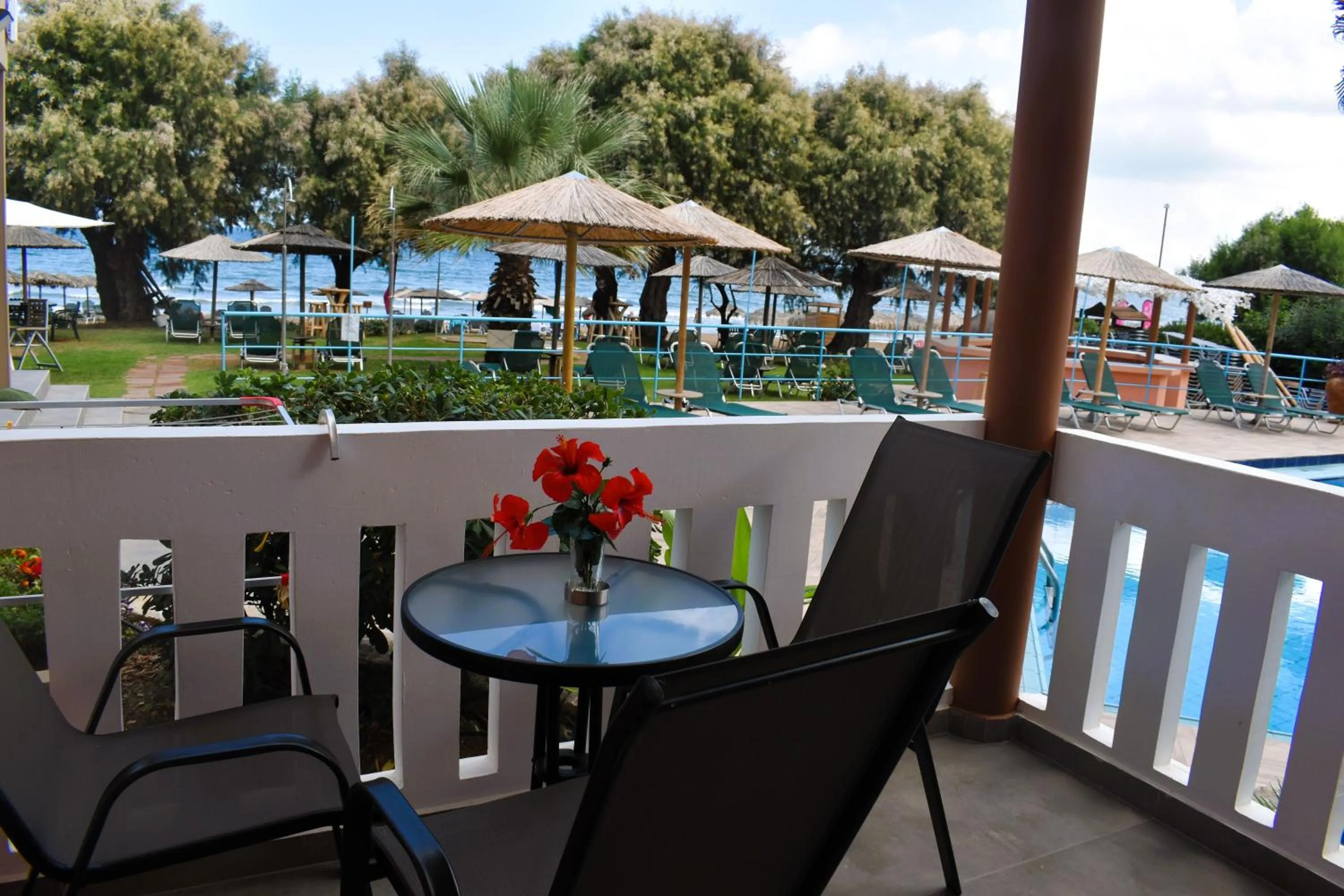 Balcony/Terrace in Eden Beach Hotel