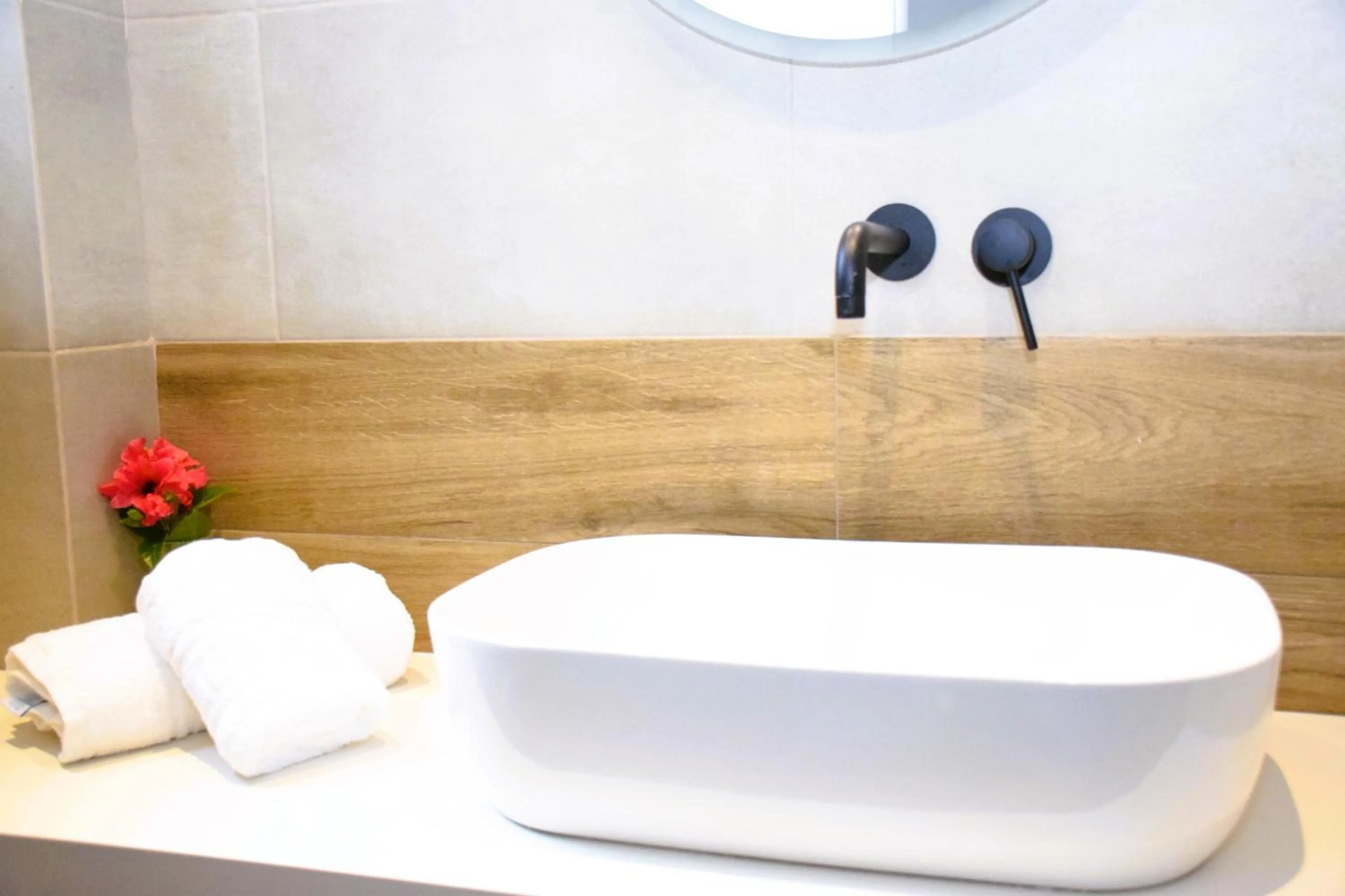 Bathroom in Eden Beach Hotel