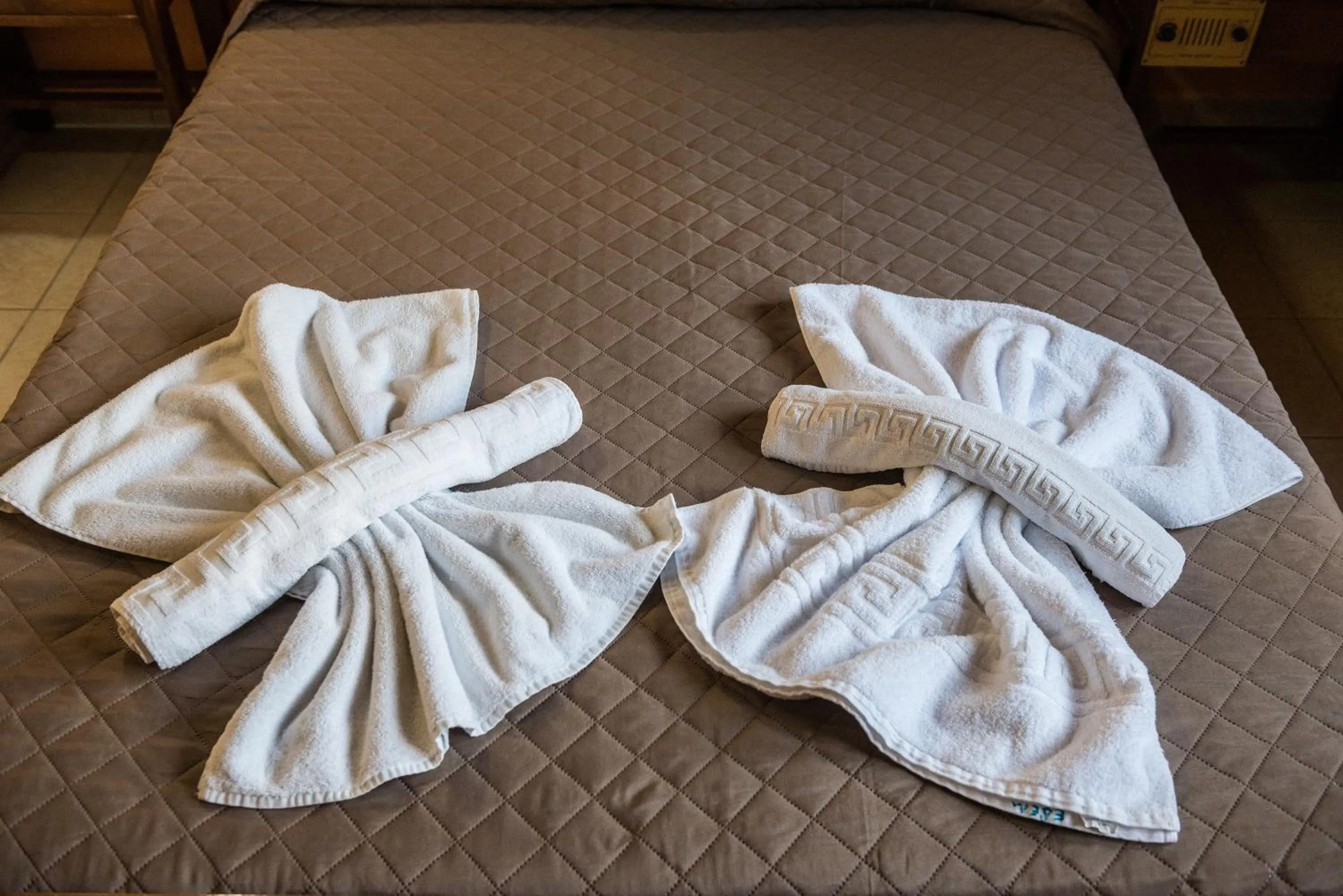 Decorative detail, Bed in Eden Beach Hotel