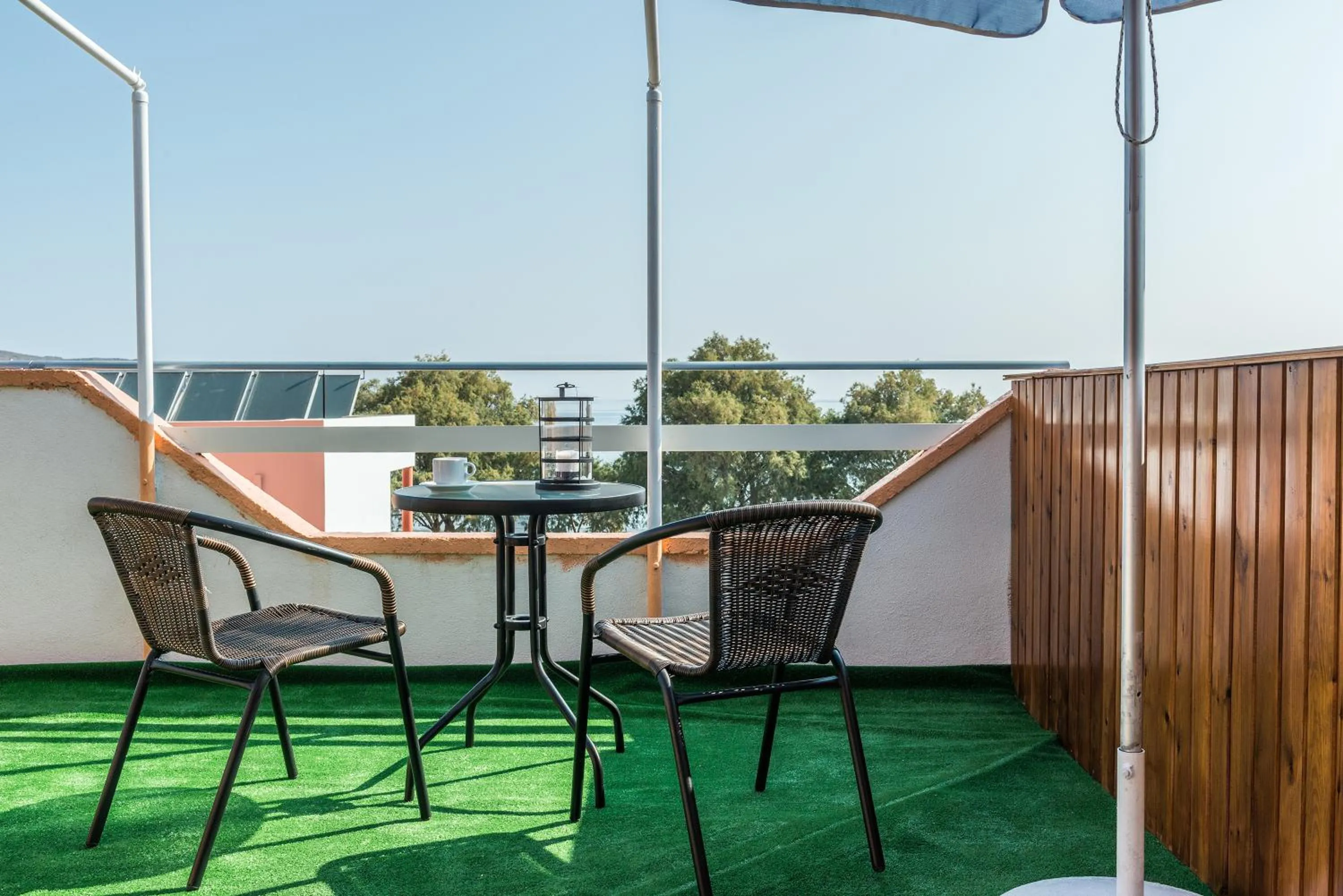 Balcony/Terrace in Eden Beach Hotel