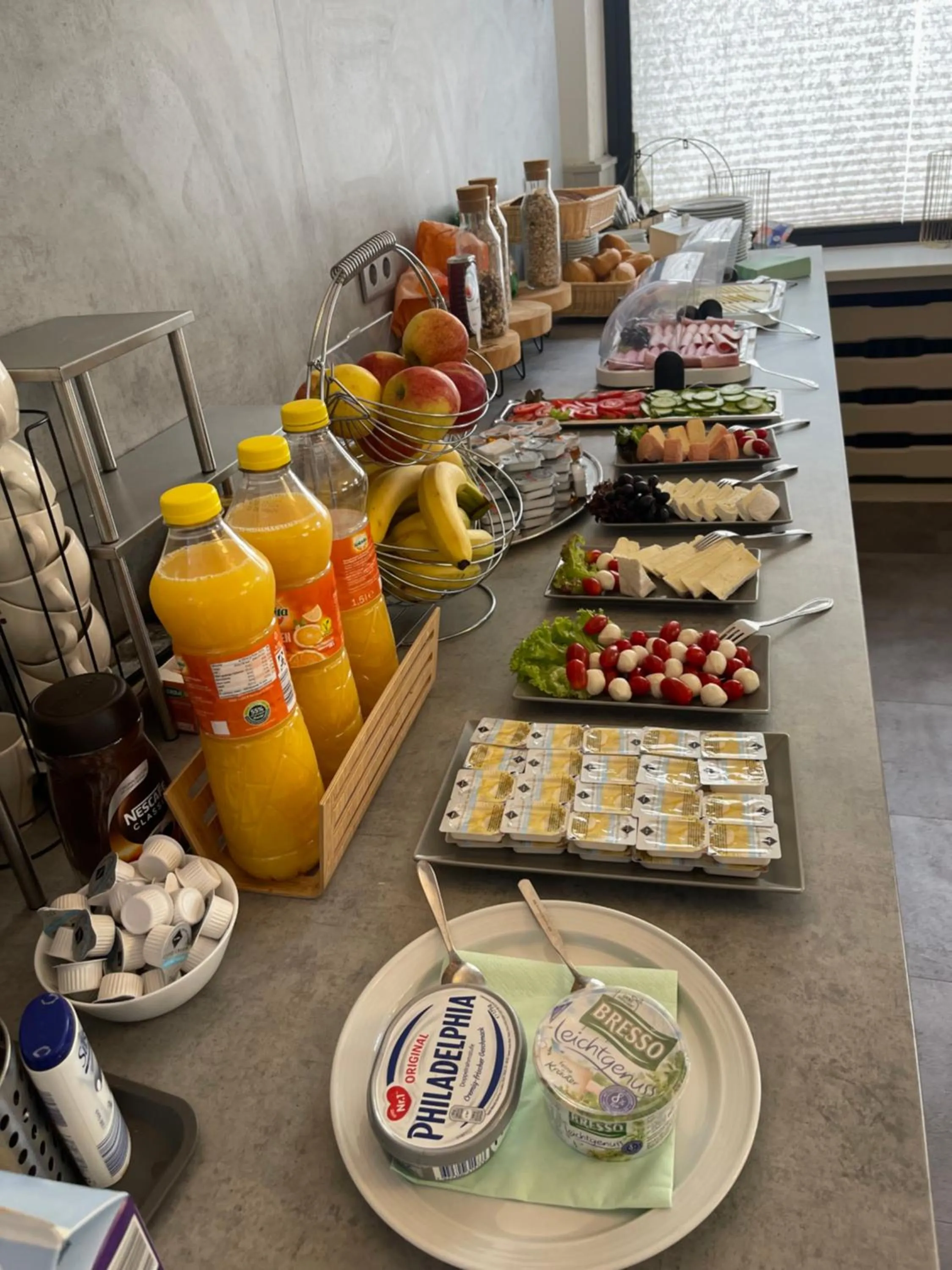 Buffet breakfast in Central Hotel Duisburg