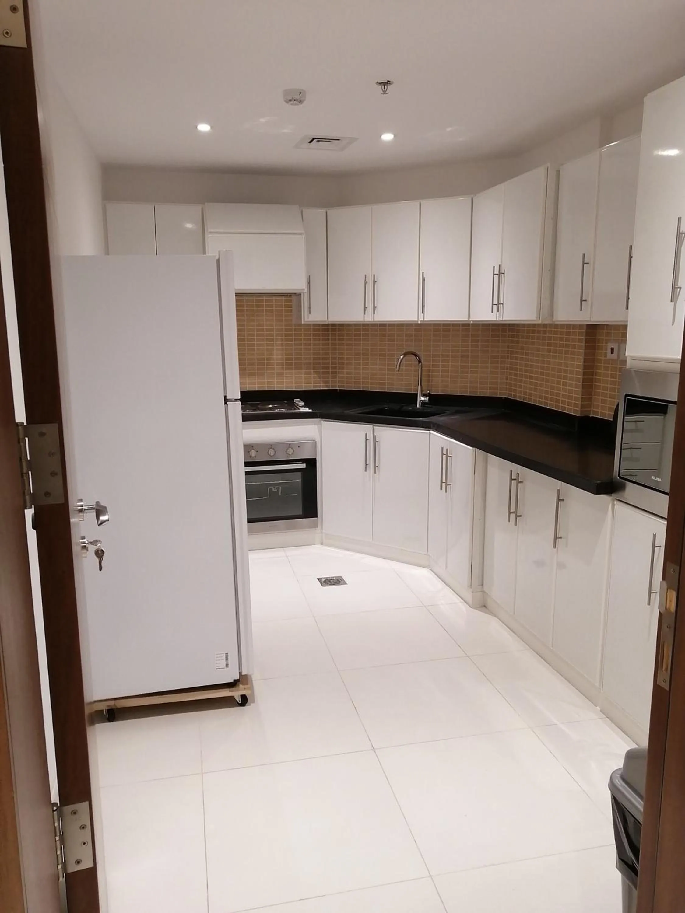 Kitchen or kitchenette in Manazel Al Diafah Serviced Apartments Olaya