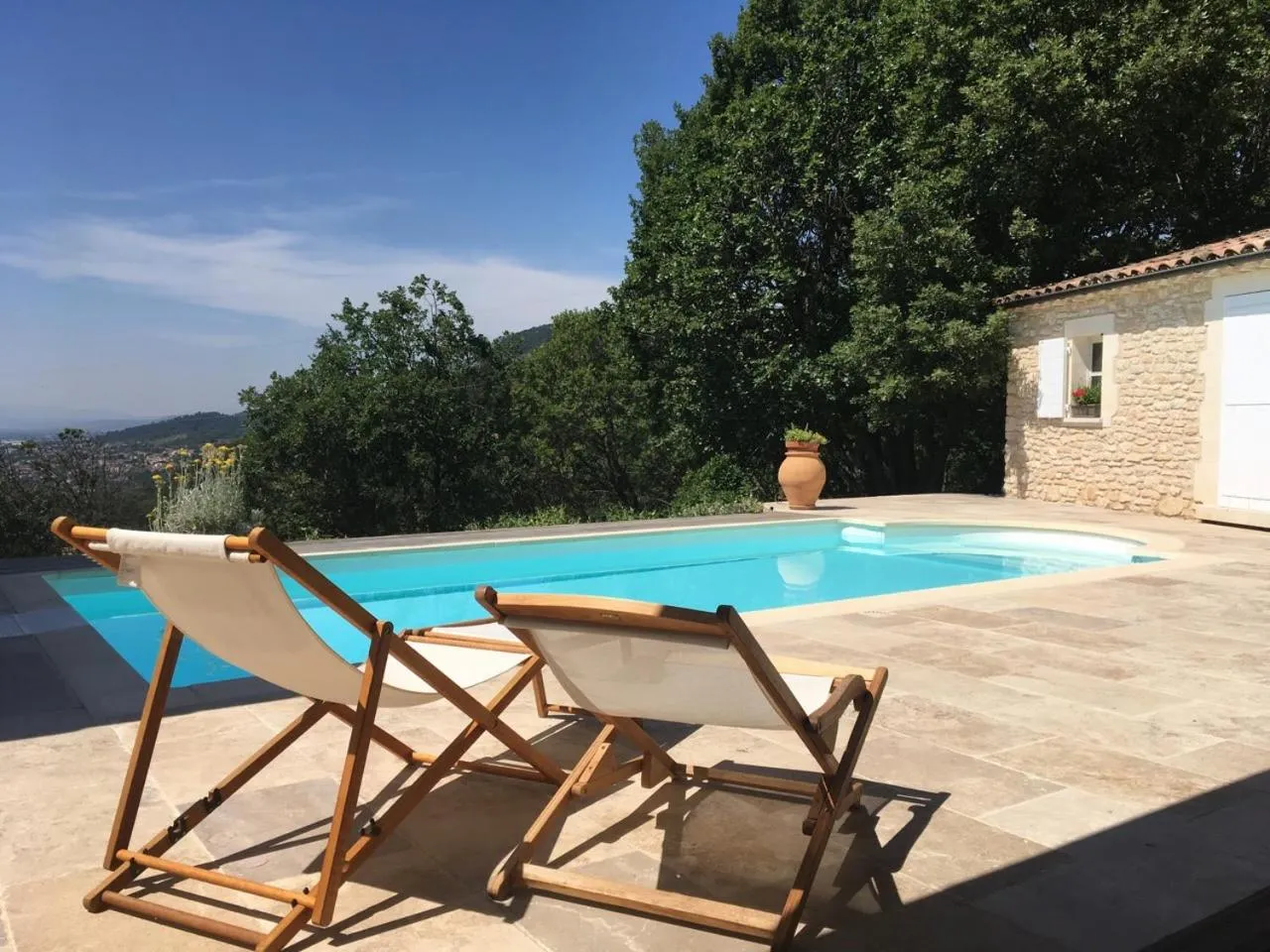 Pool view in Provence Dodo