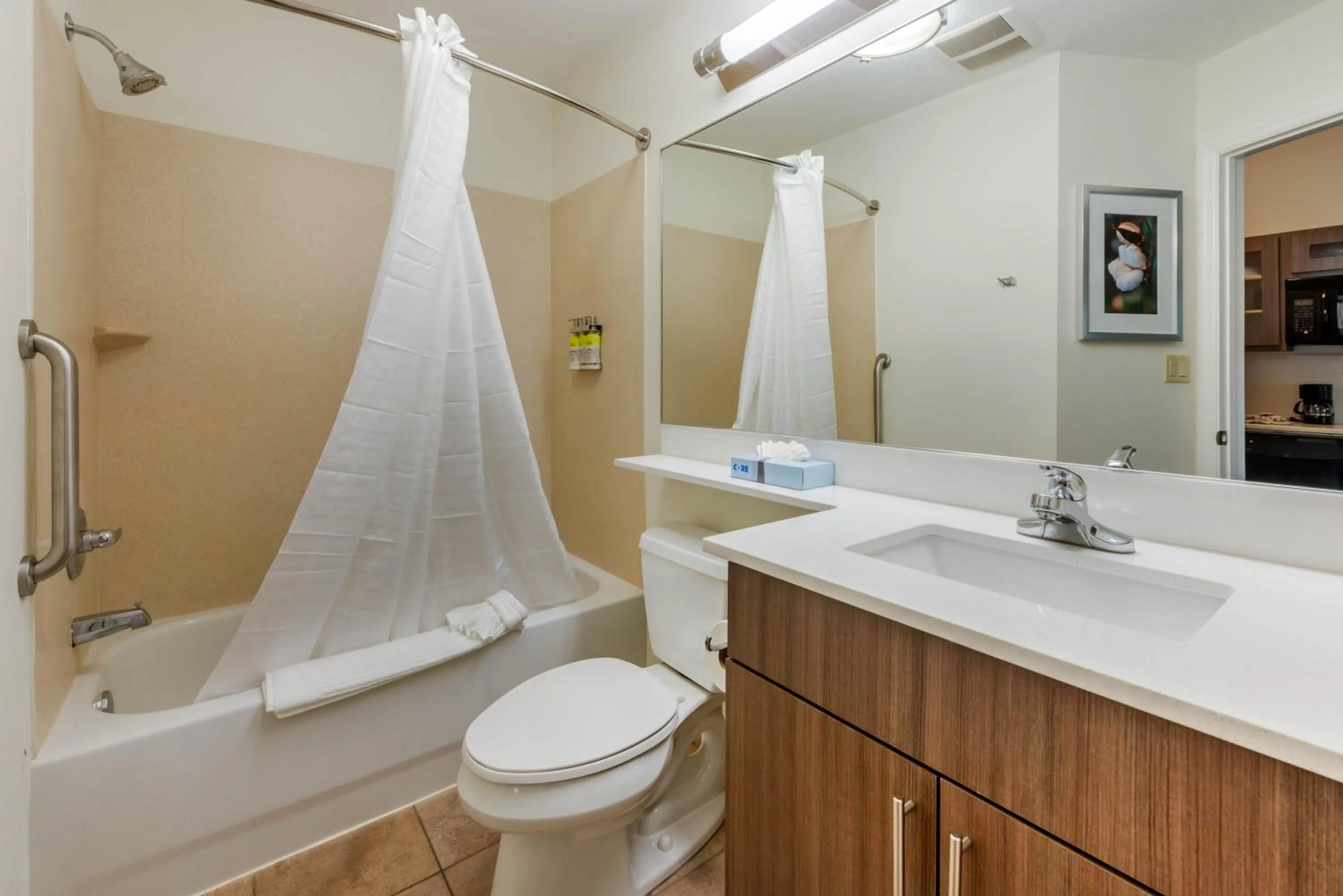 Bathroom in Candlewood Suites Fort Myers/Sanibel Gateway by IHG