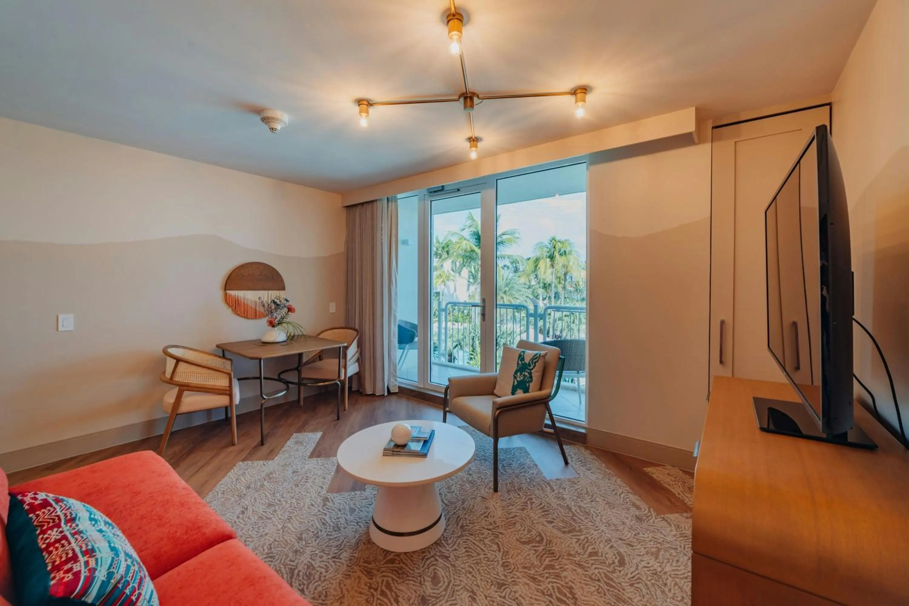 Bedroom in Renaissance Wind Creek Aruba Resort