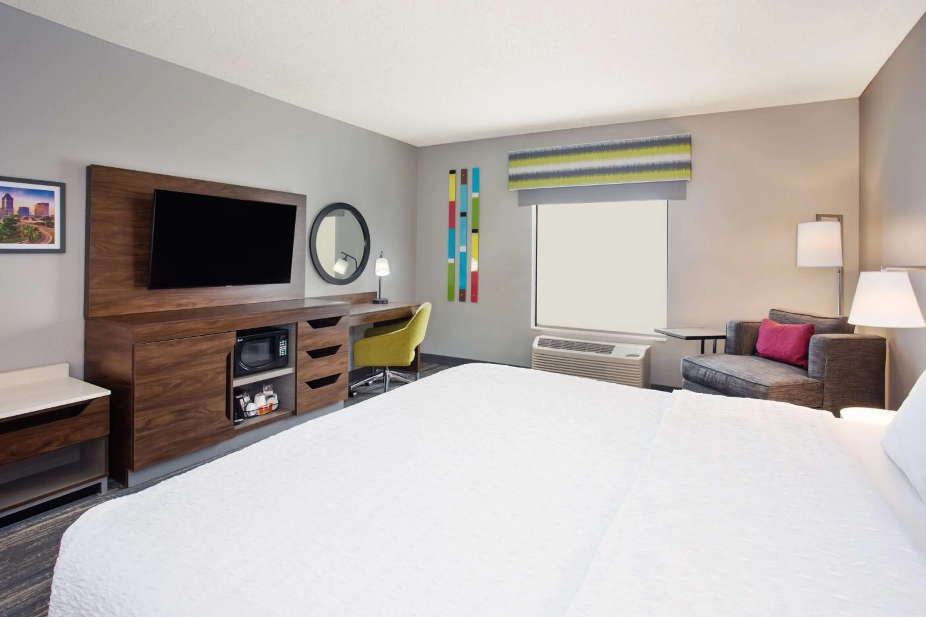 Bedroom, Bed in Hampton Inn & Suites Tampa East Casino Area