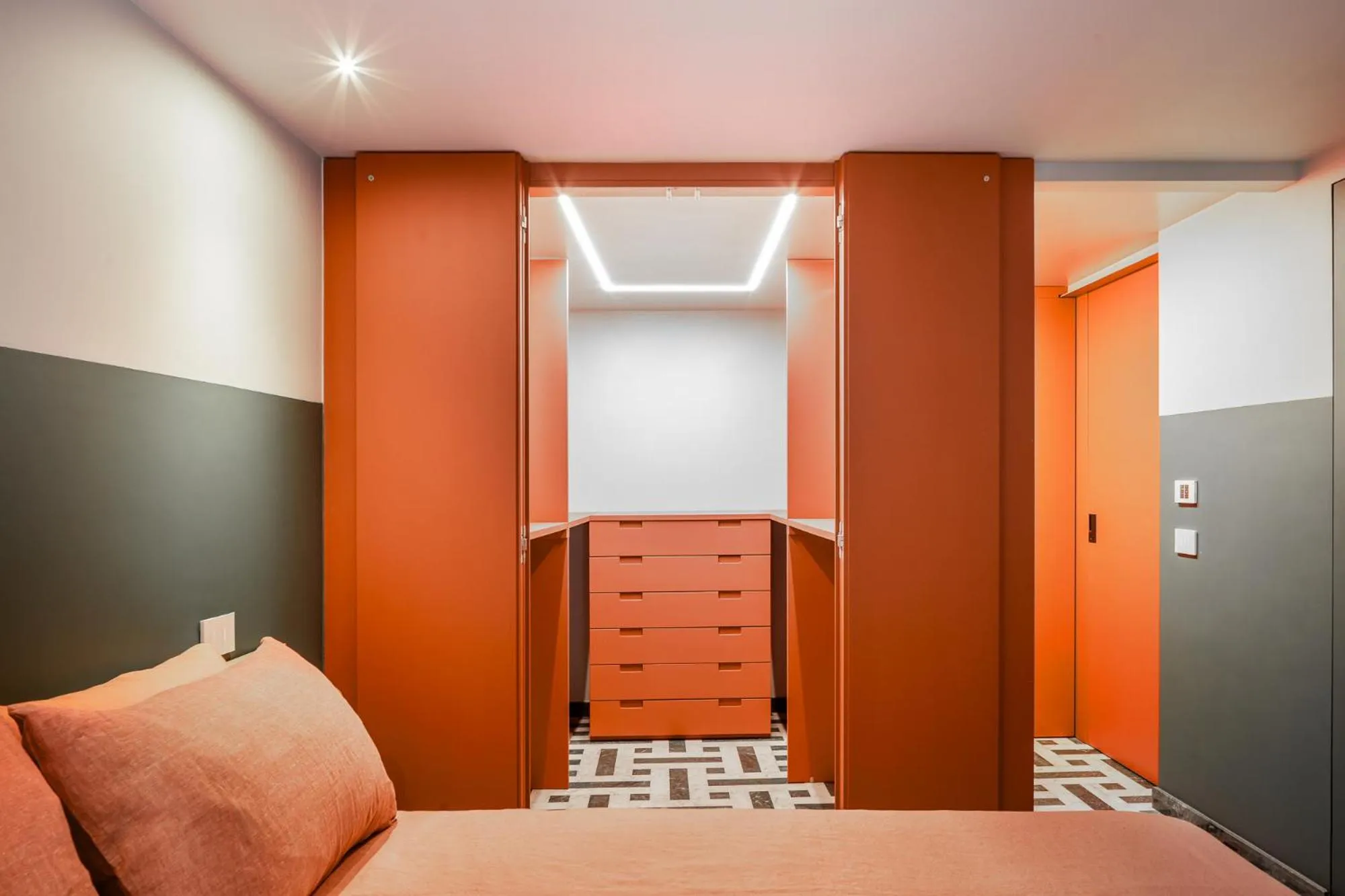 Bed in Le Stanze al Genio di Darlon