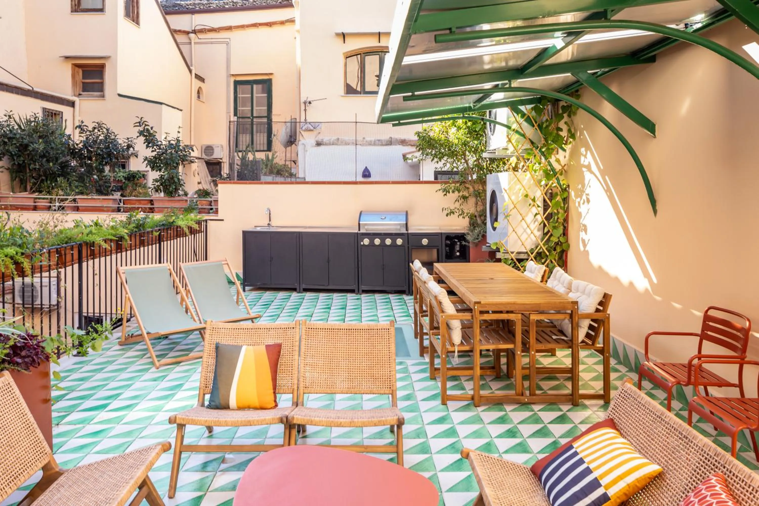 BBQ facilities in Le Stanze al Genio di Darlon