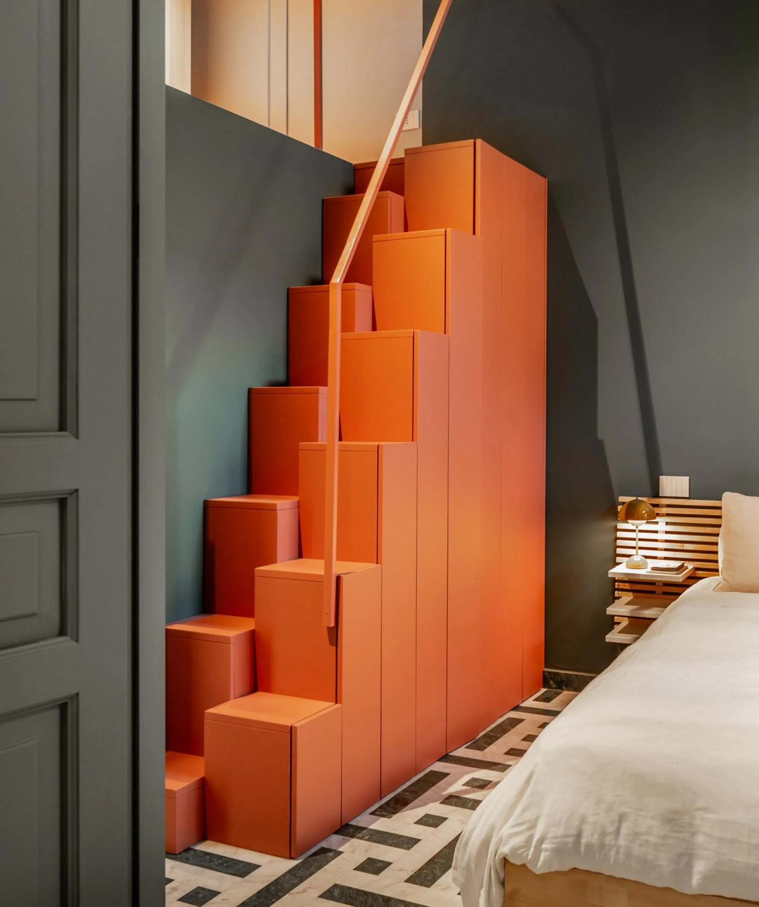 Bed in Le Stanze al Genio di Darlon