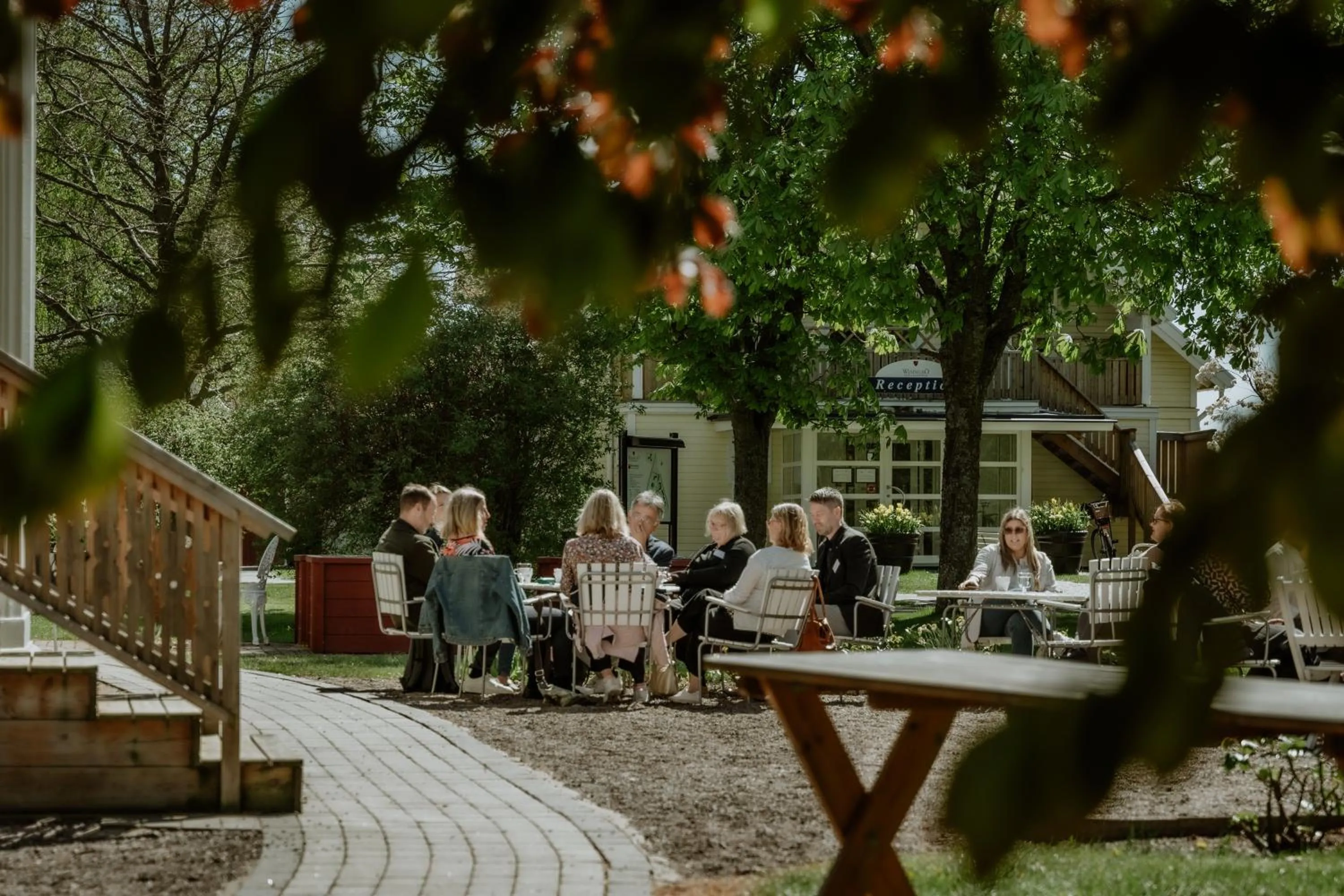 Patio in Wisingsö Hotell