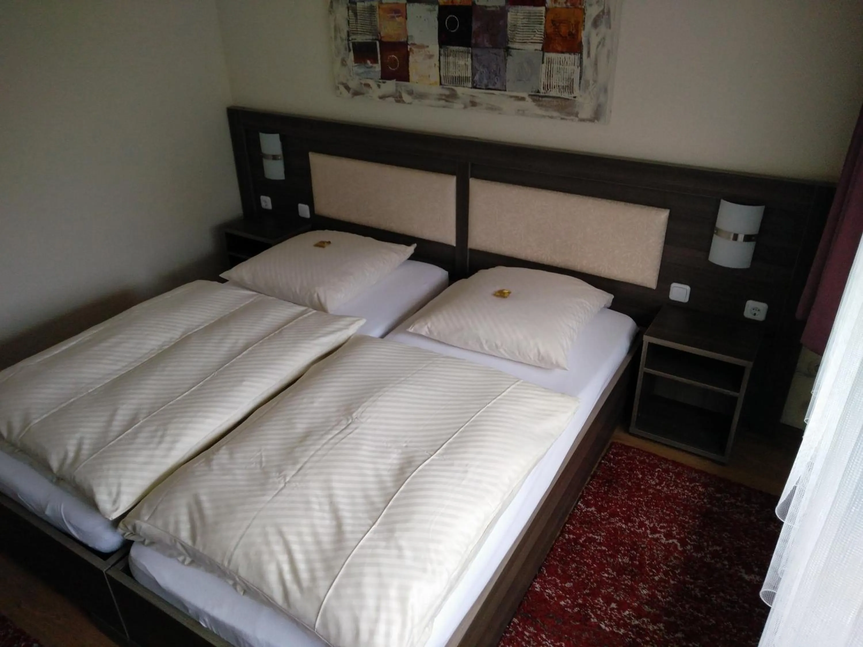 Bed in Hotel Alfa