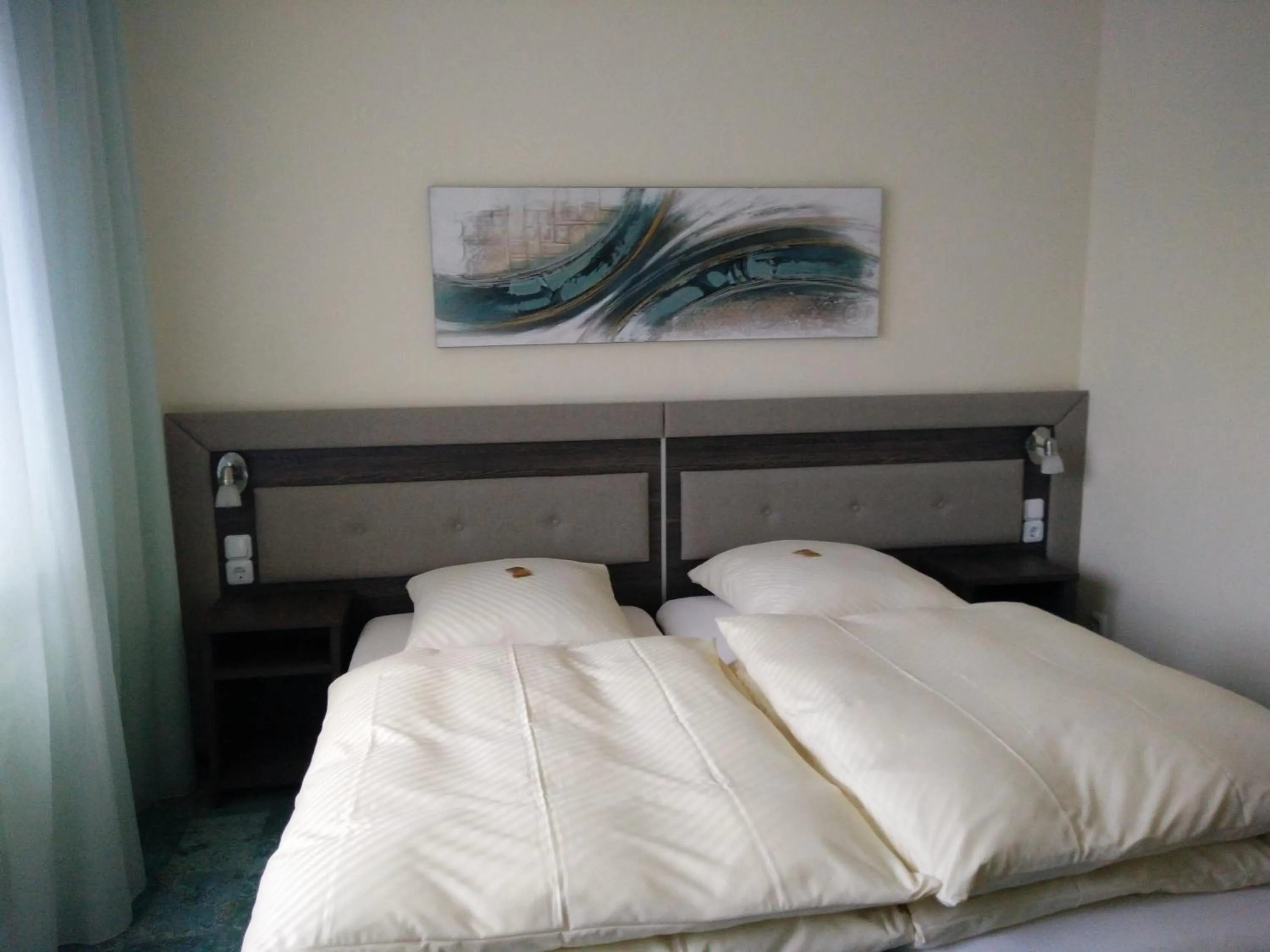 Bed in Hotel Alfa