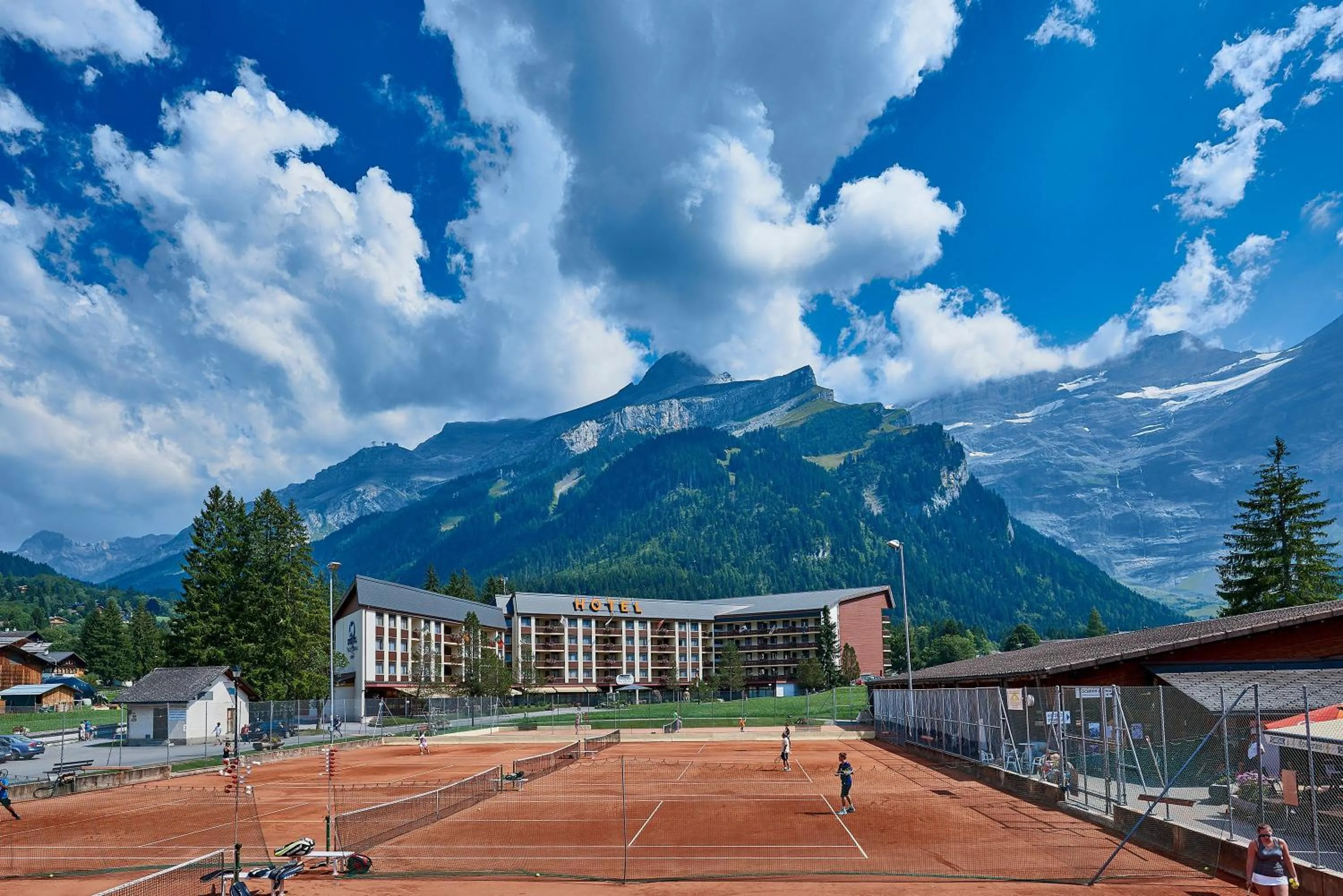 Tennis court in The Glacier Hotel - ex Eurotel Victoria -