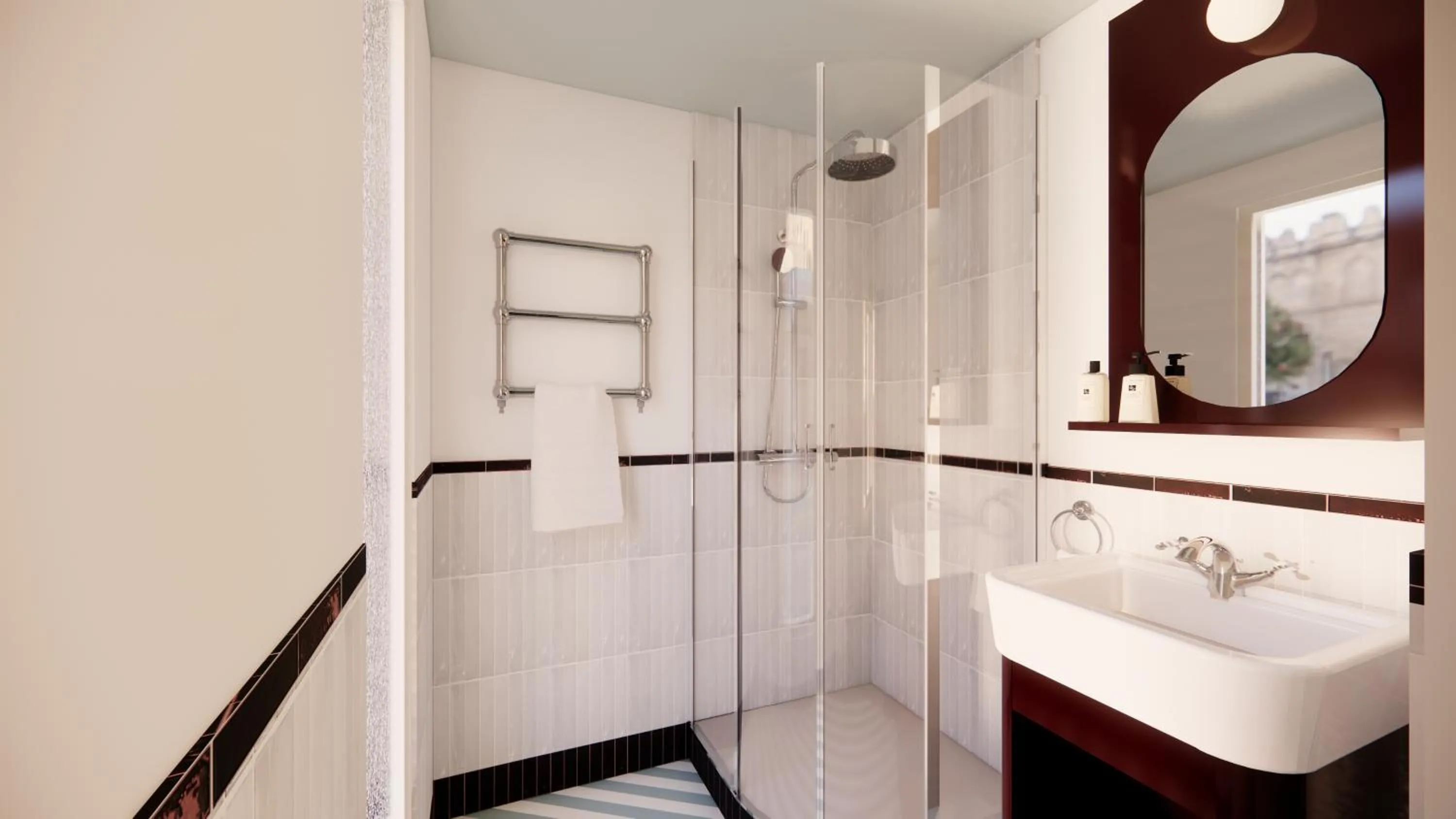 Bathroom in Hôtel des 3 Collèges