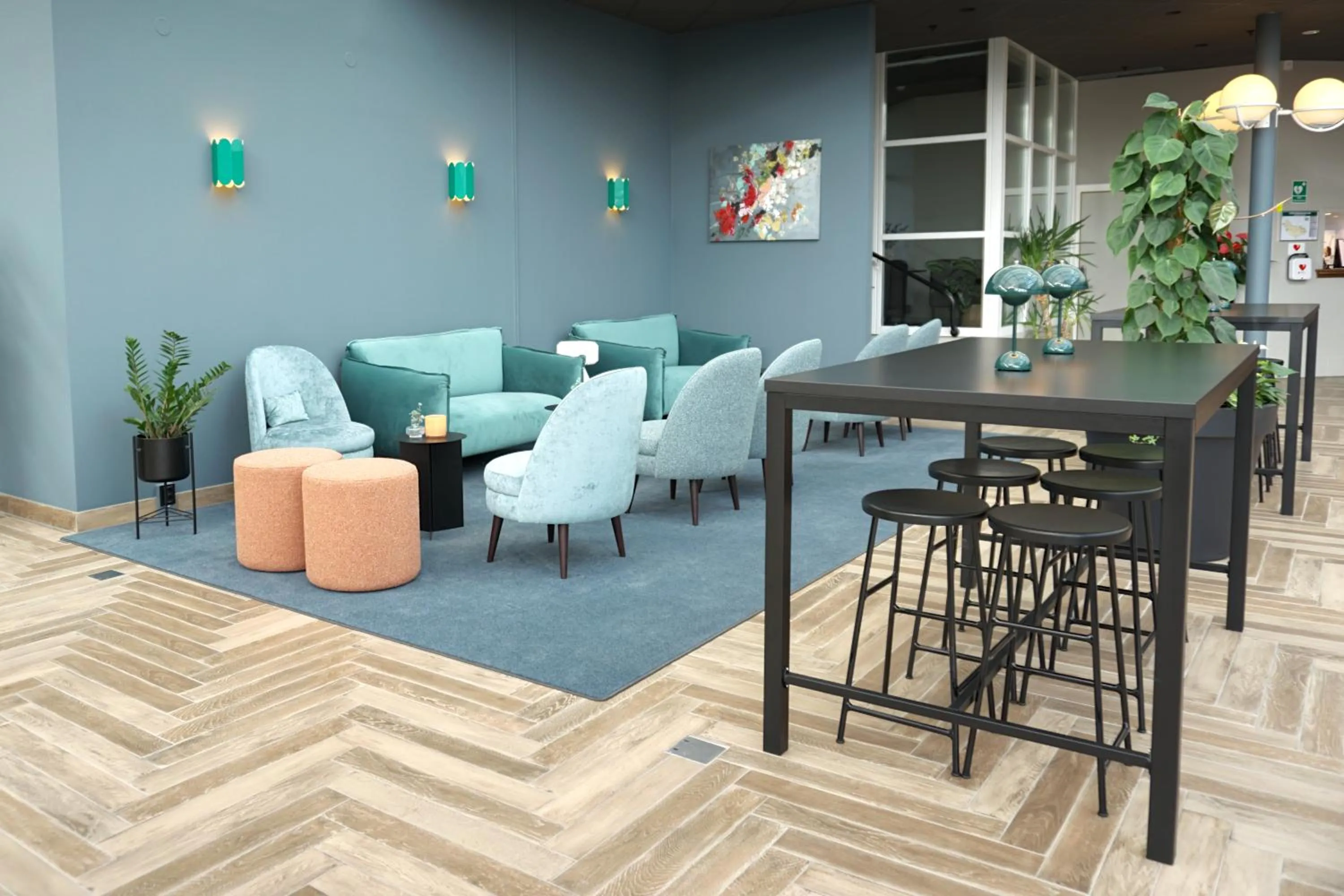 Seating area in First Hotel Jönköping