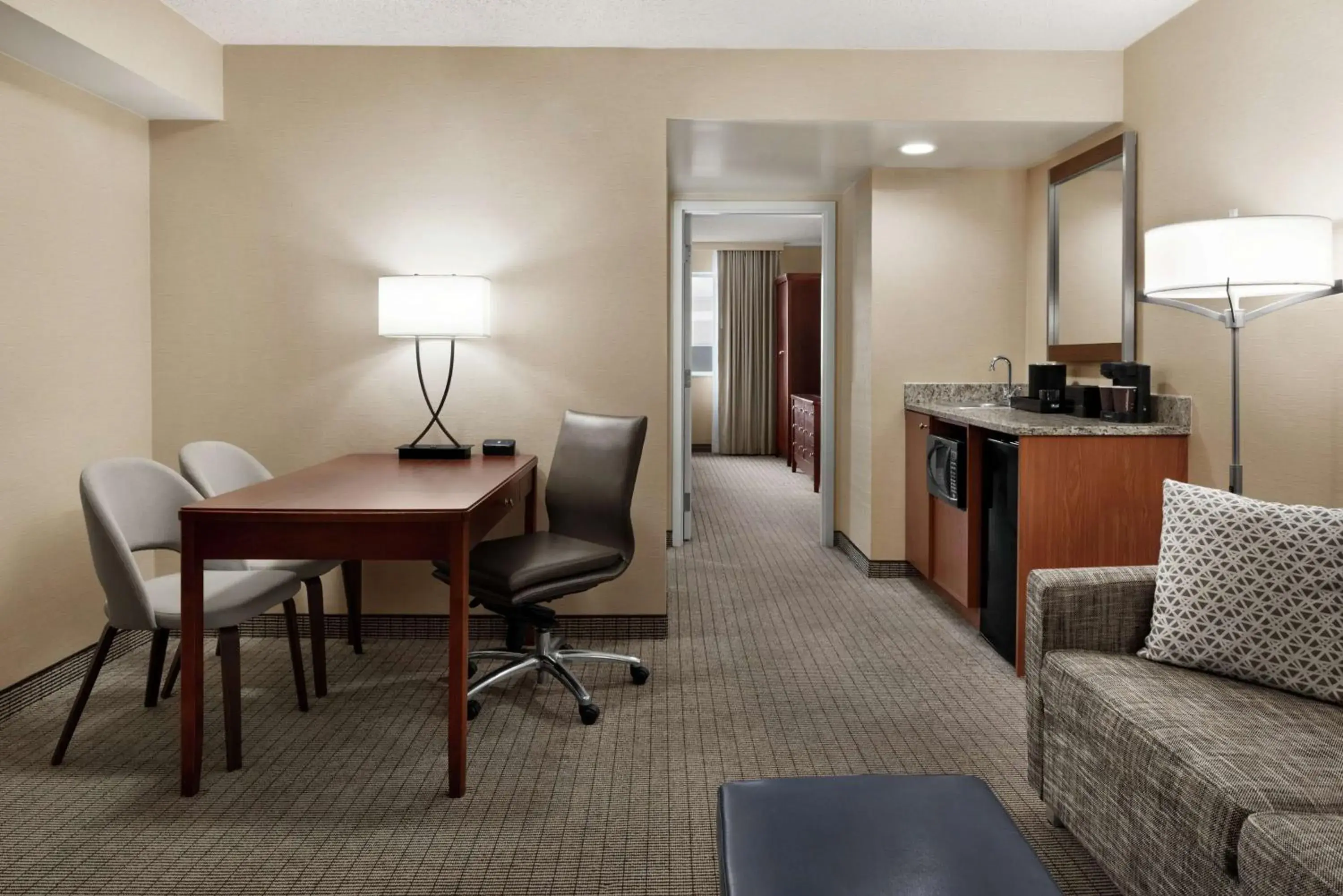 Double Suite with Two Double Beds - Non-Smoking in Embassy Suites Cincinnati - RiverCenter Double Suite with Two Double Beds - Non-Smoking in Embassy Suites Cincinnati - RiverCenter