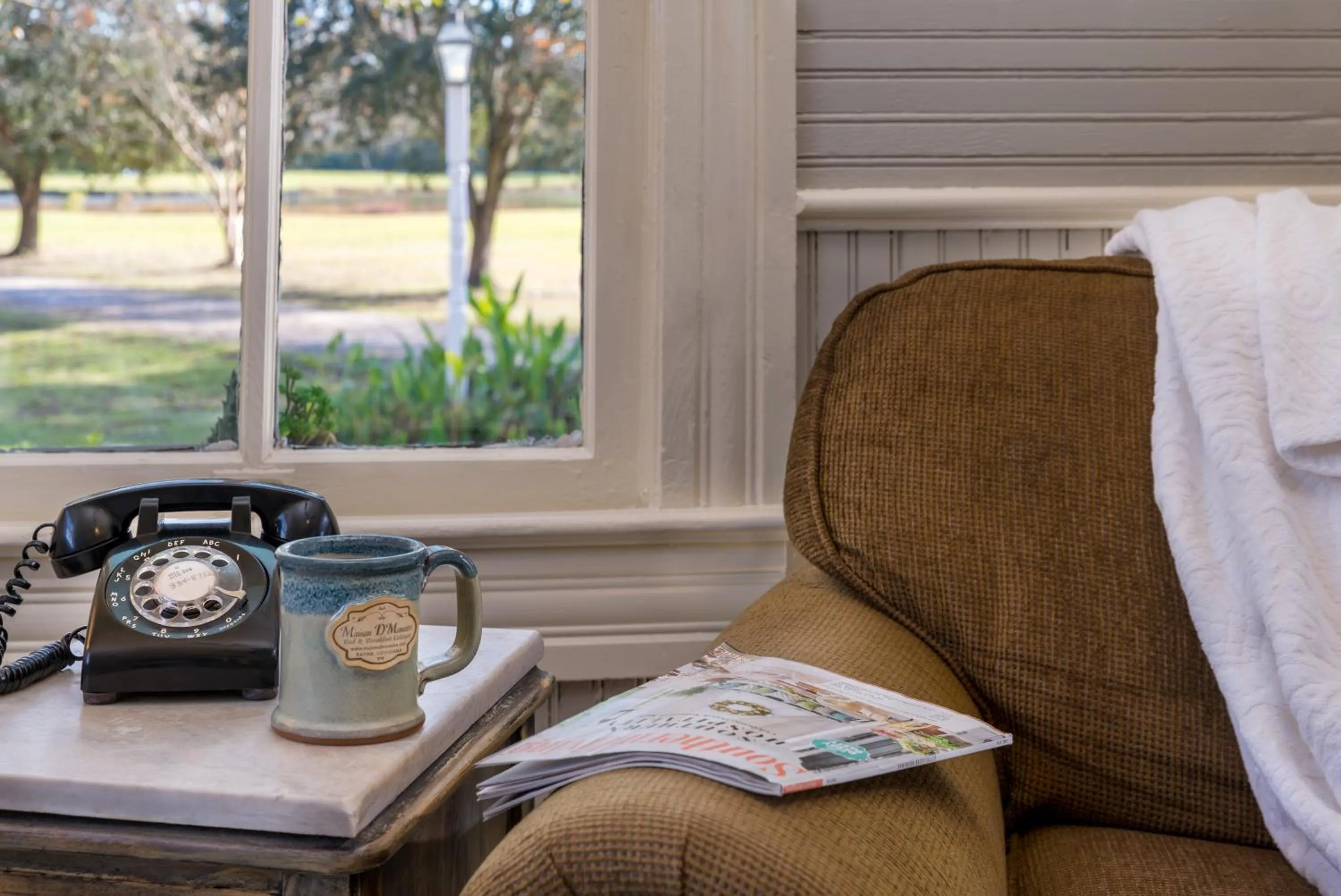 Seating area in Maison D'Memoire Bed & Breakfast Cottages