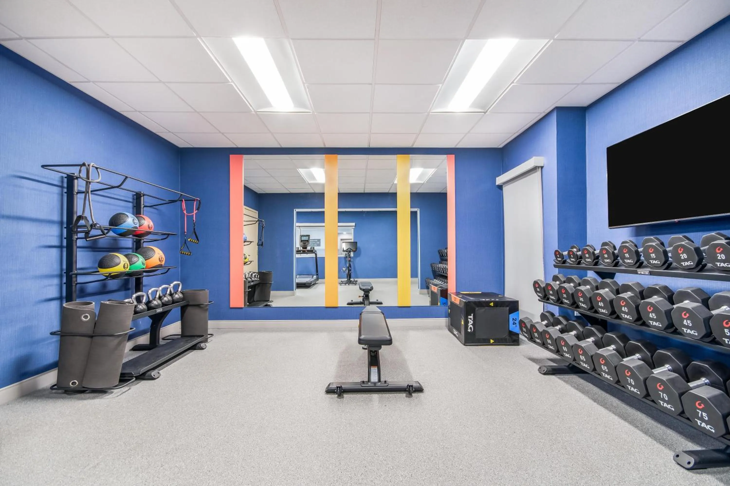 Fitness centre/facilities in Hampton Inn Rutland/Killington