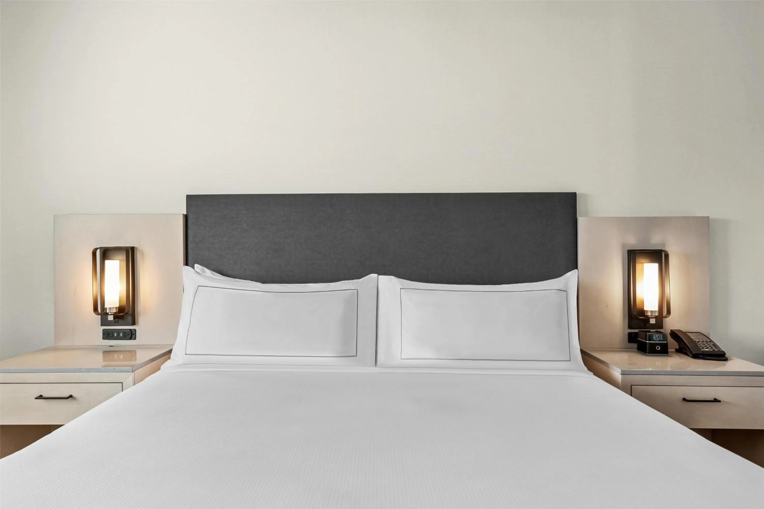 Bed in DoubleTree Suites by Hilton Raleigh-Durham