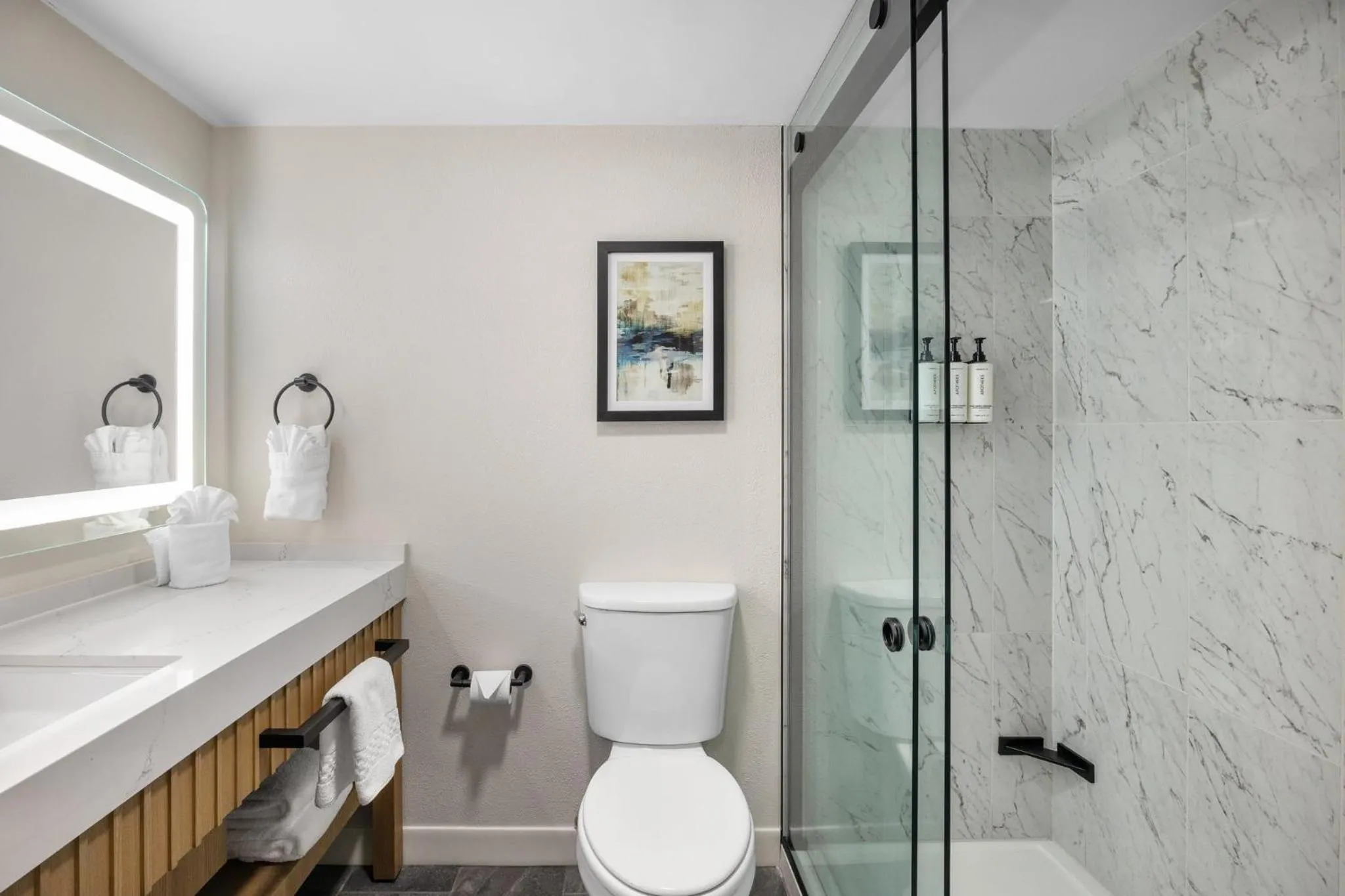 Bathroom in Crowne Plaza Virginia Beach Town Center by IHG