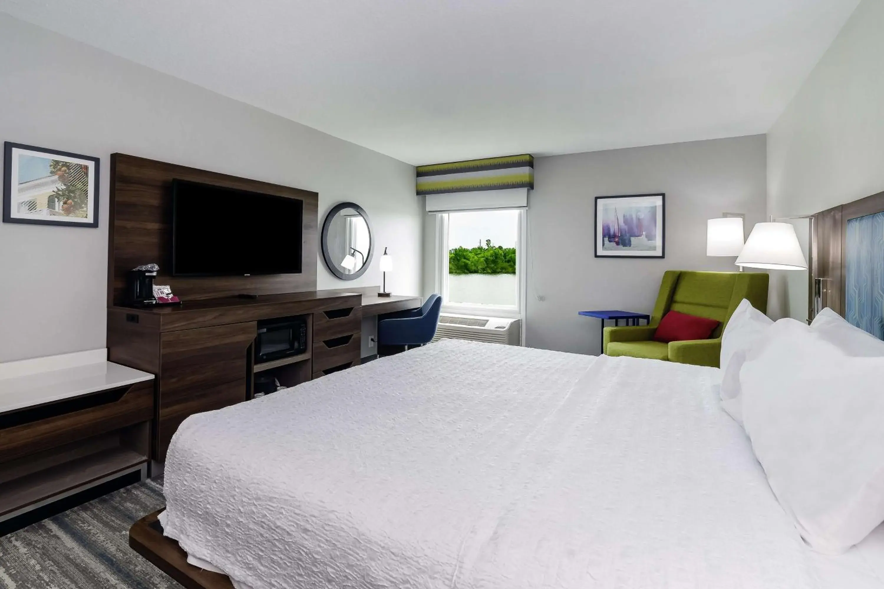 King Room with Lake View - Non-Smoking in Hampton Inn Port Charlotte King Room with Lake View - Non-Smoking in Hampton Inn Port Charlotte