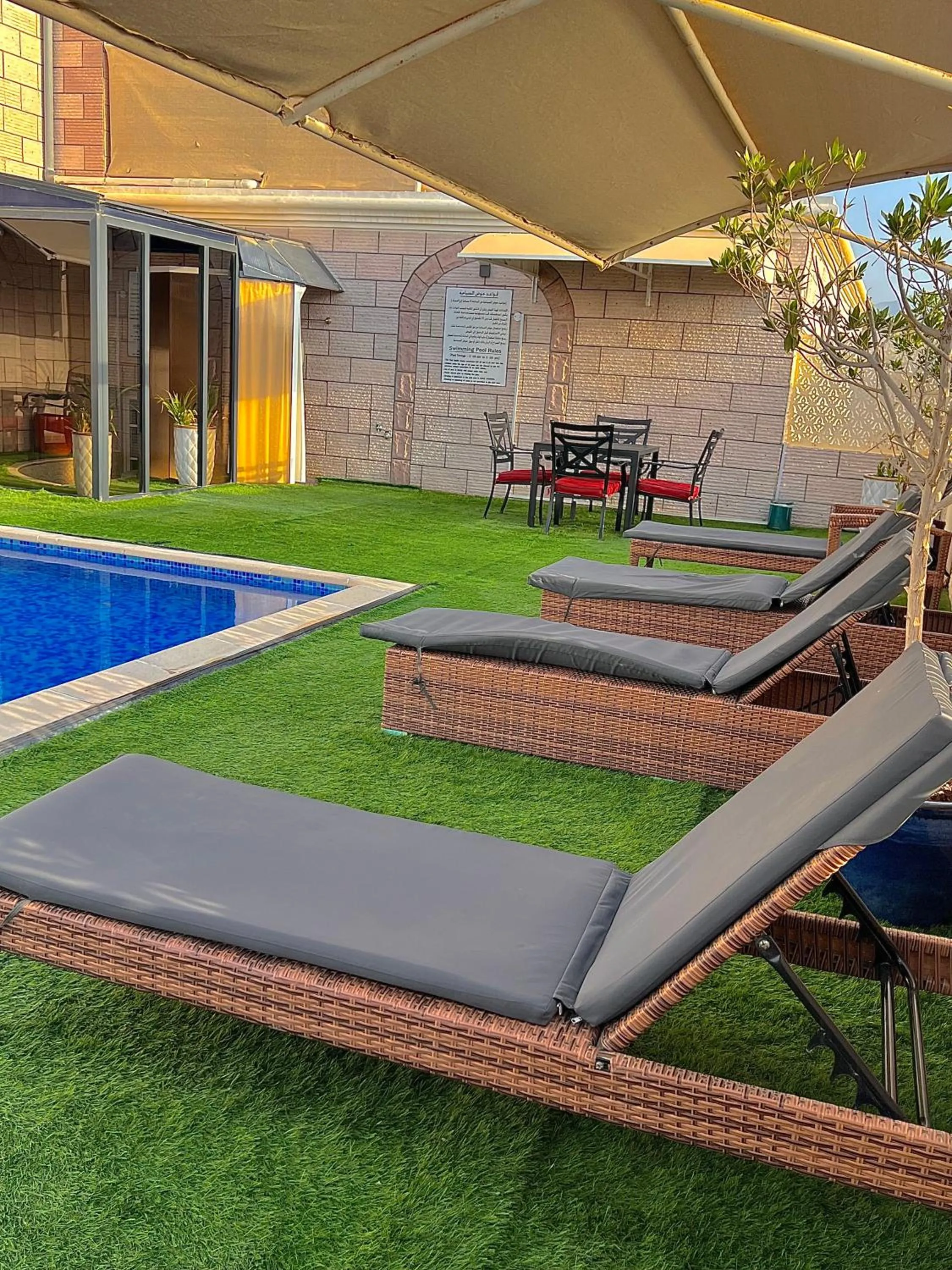 sunbed in Al Maha Int Hotel Oman