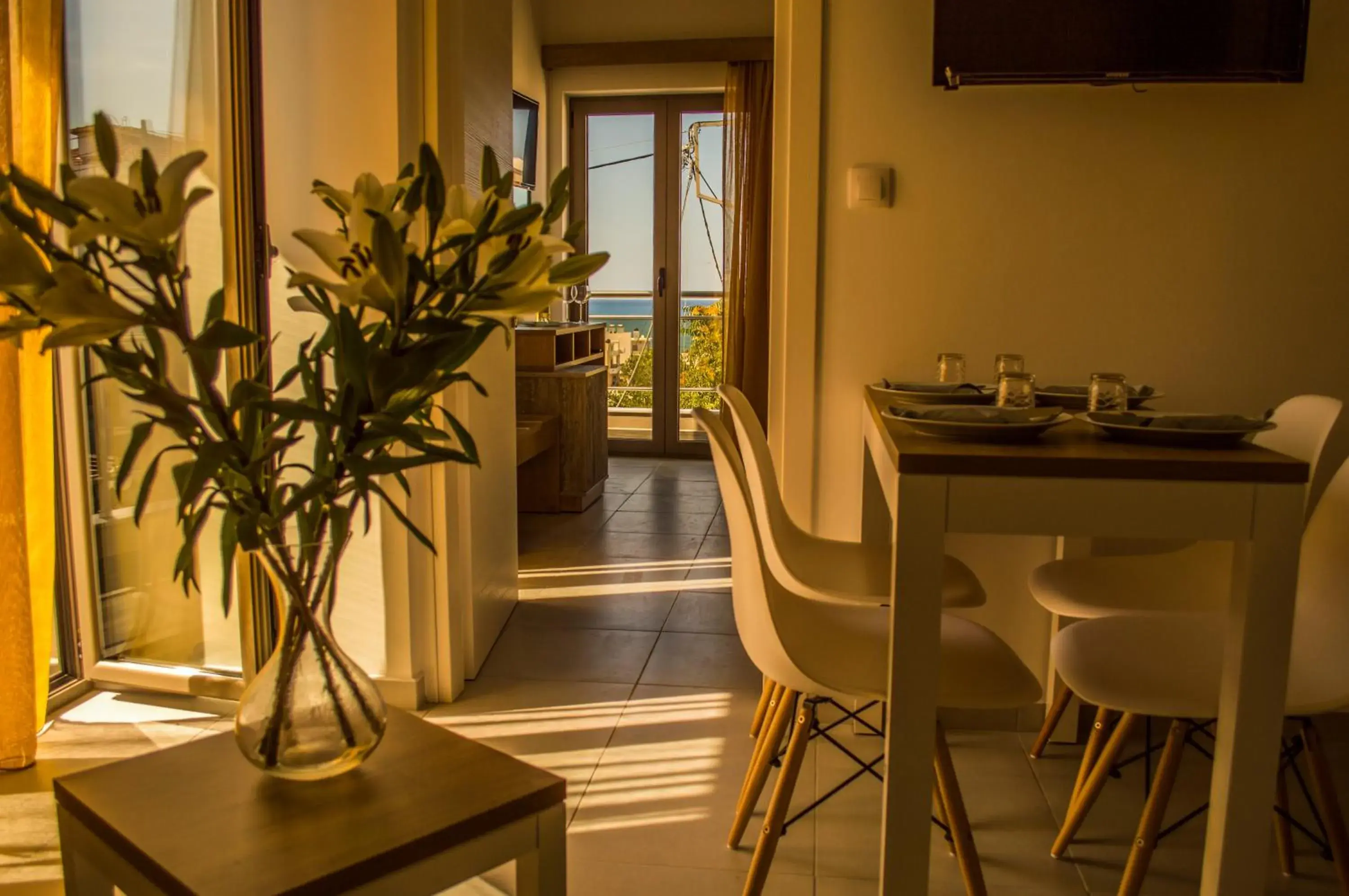 Quadruple Room with Sea View in Castell Hotel Quadruple Room with Sea View in Castell Hotel