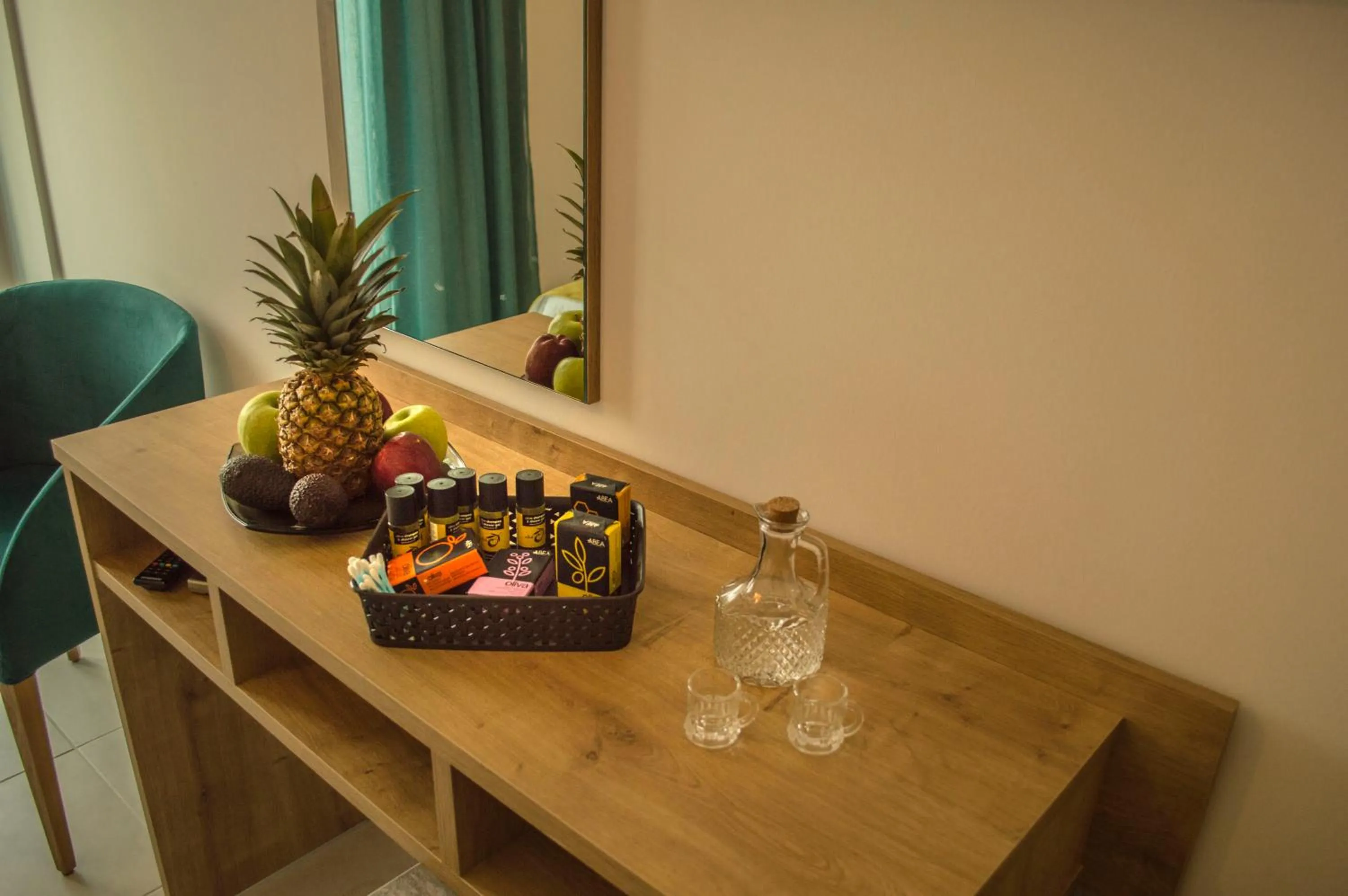 Decorative detail in Castell Hotel