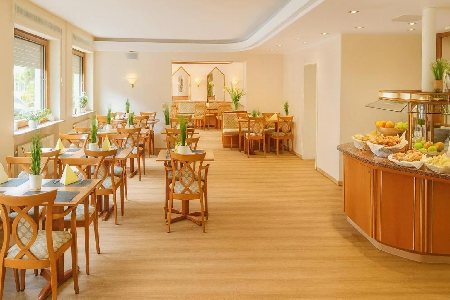 Buffet breakfast in Hotel Rheinland