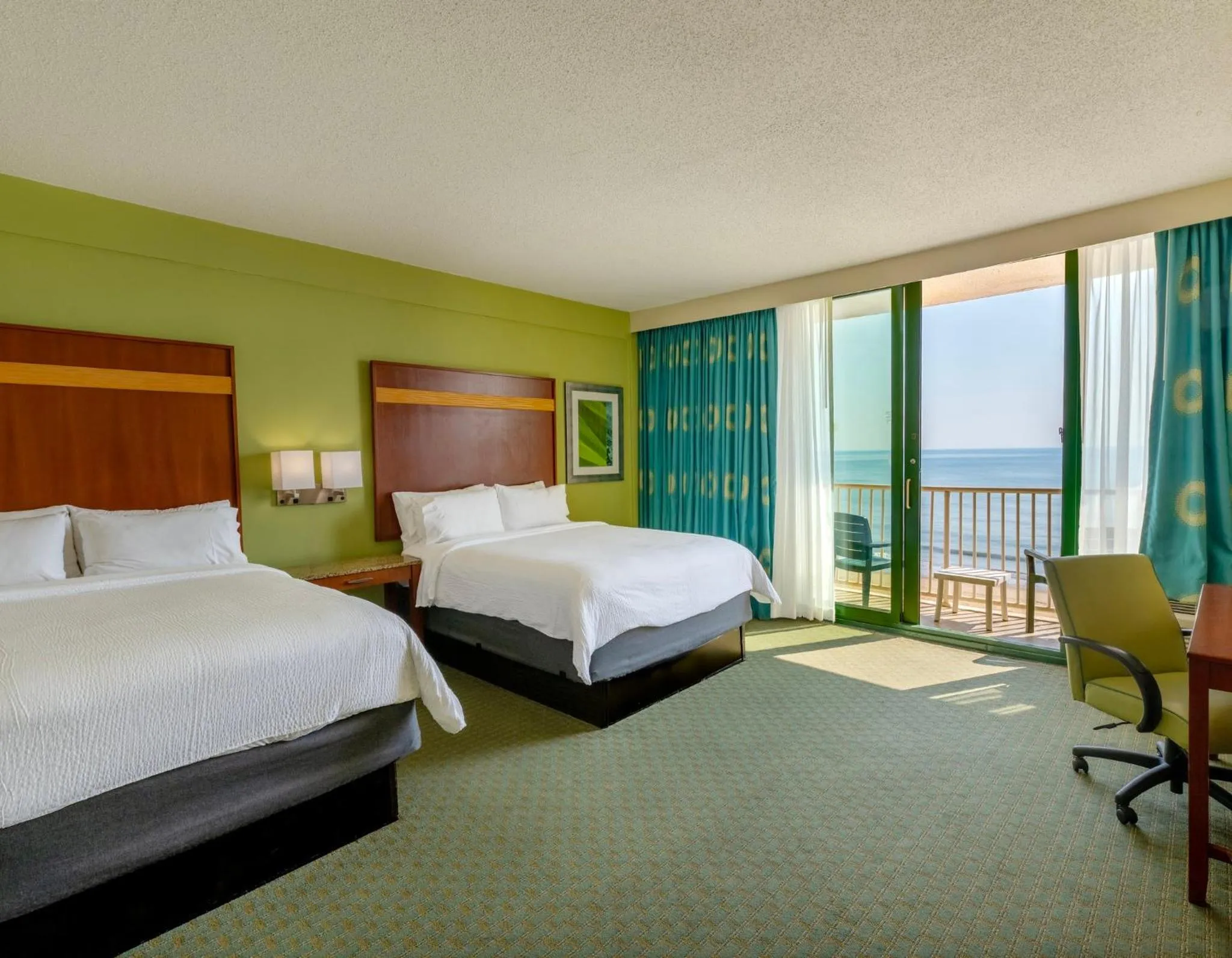 Photo of the whole room, Bed in Holiday Inn & Suites Virginia Beach - North Beach by IHG